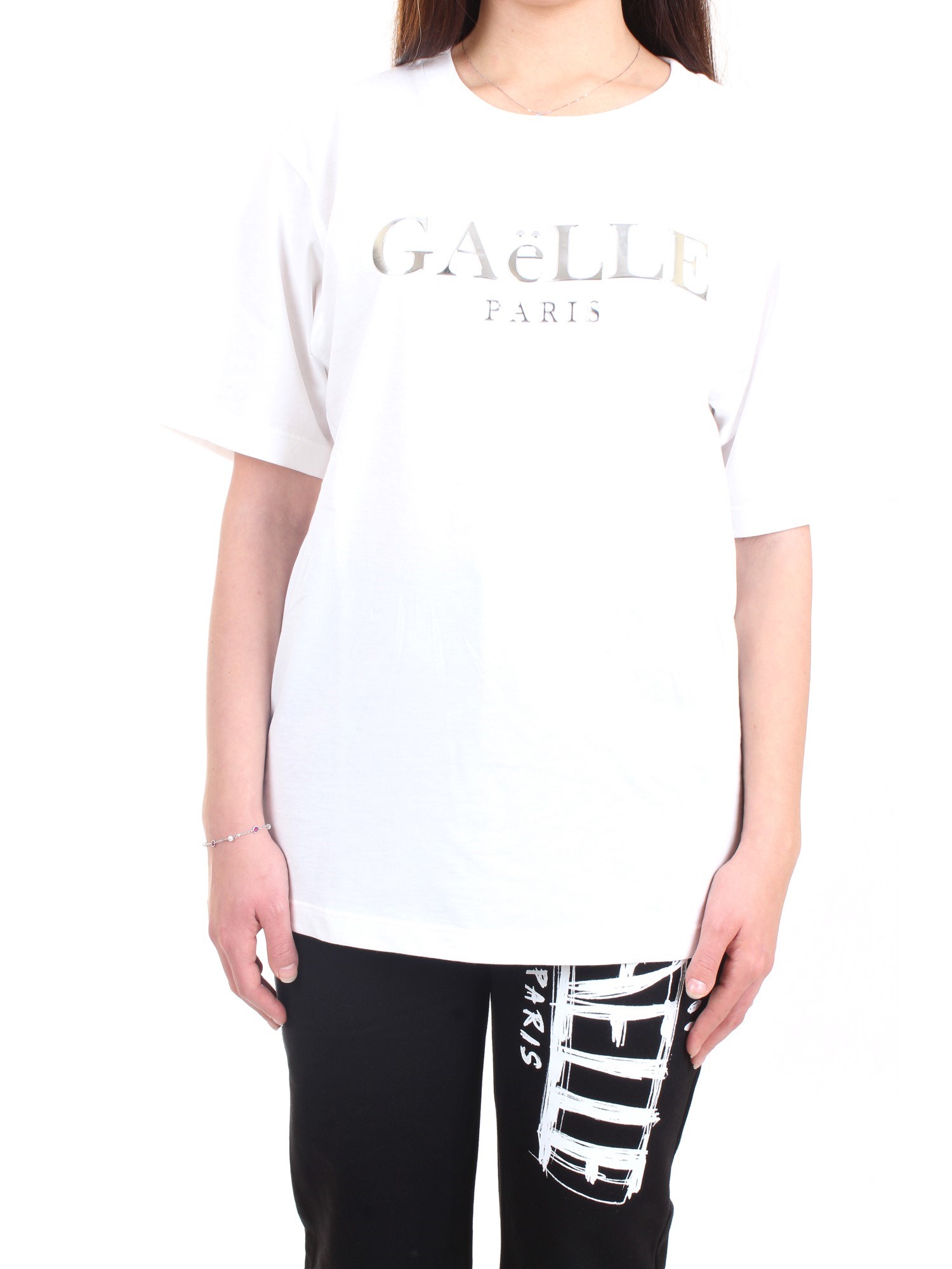 GAELLE PARIS GBD10158 White Clothing Woman T-Shirt/Polo GAELLE PARIS GBD10158 White Clothing Woman T-Shirt/Polo