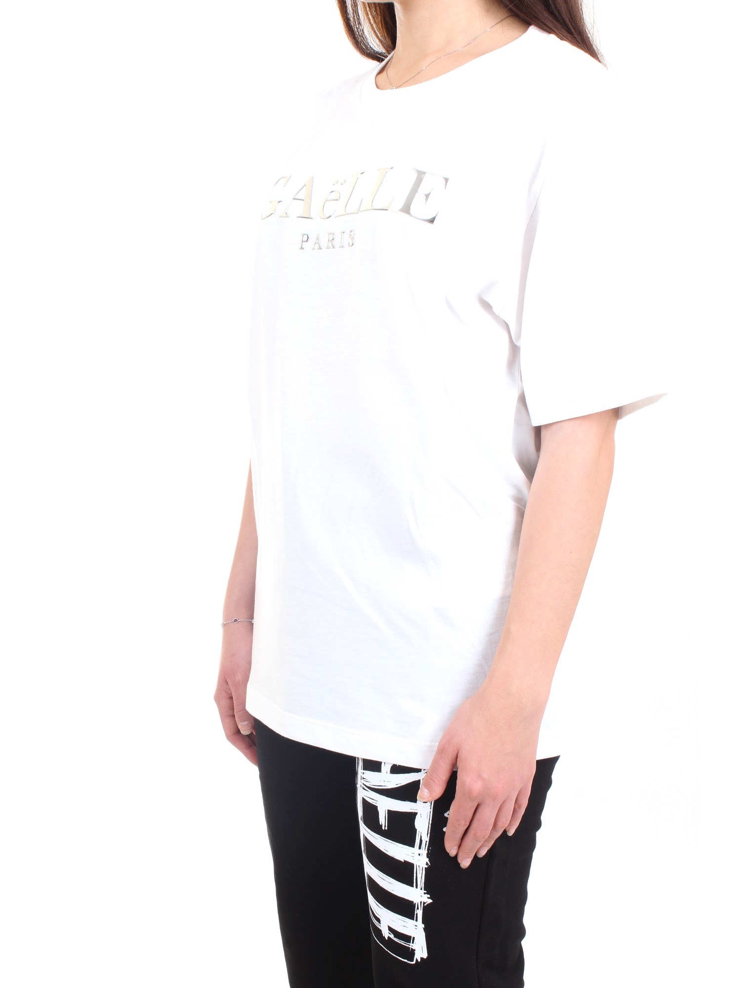 GAELLE PARIS GBD10158 White Clothing Woman T-Shirt/Polo GAELLE PARIS GBD10158 White Clothing Woman T-Shirt/Polo