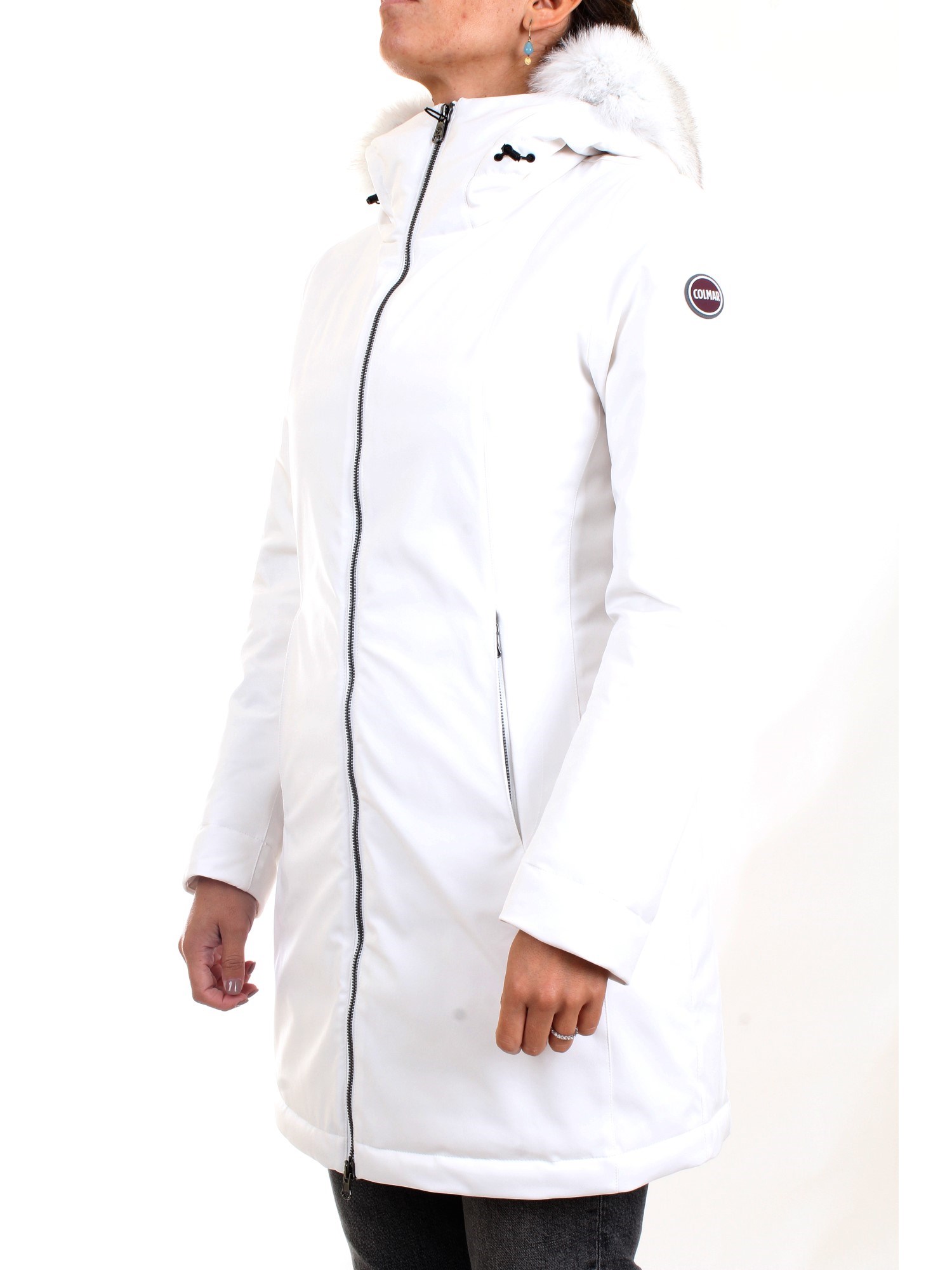 COLMAR ORIGINALS 2259F White Clothing Woman Duvet COLMAR ORIGINALS 2259F White Clothing Woman Duvet
