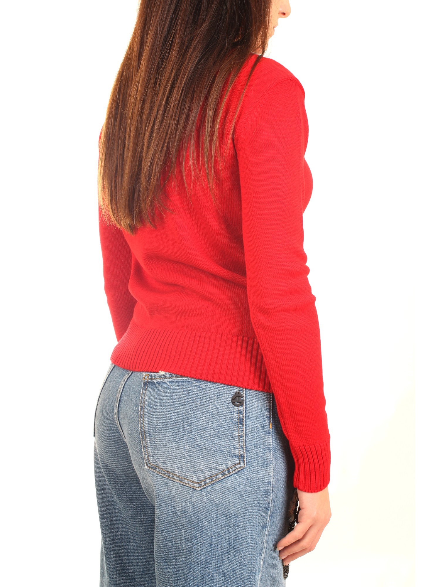 GAELLE PARIS GBD9800 Red Clothing Woman Sweater GAELLE PARIS GBD9800 Red Clothing Woman Sweater