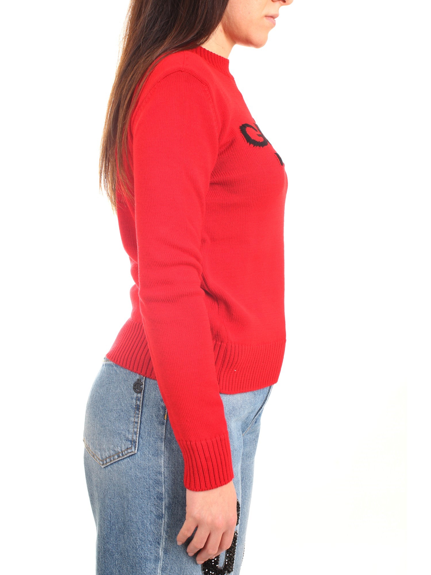GAELLE PARIS GBD9800 Red Clothing Woman Sweater GAELLE PARIS GBD9800 Red Clothing Woman Sweater