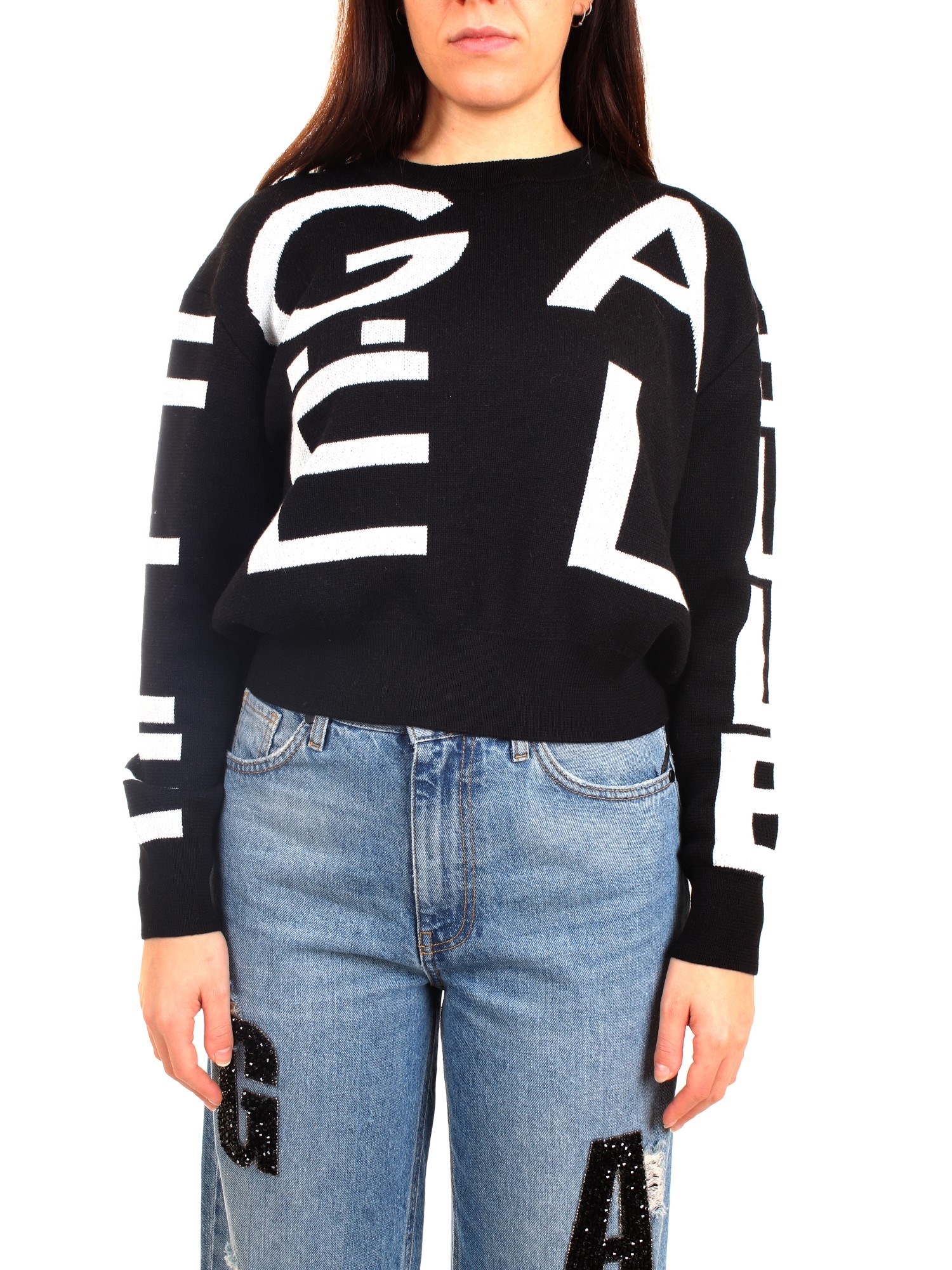 GAELLE PARIS GBD10310 Black Clothing Woman Pullover GAELLE PARIS GBD10310 Black Clothing Woman Pullover
