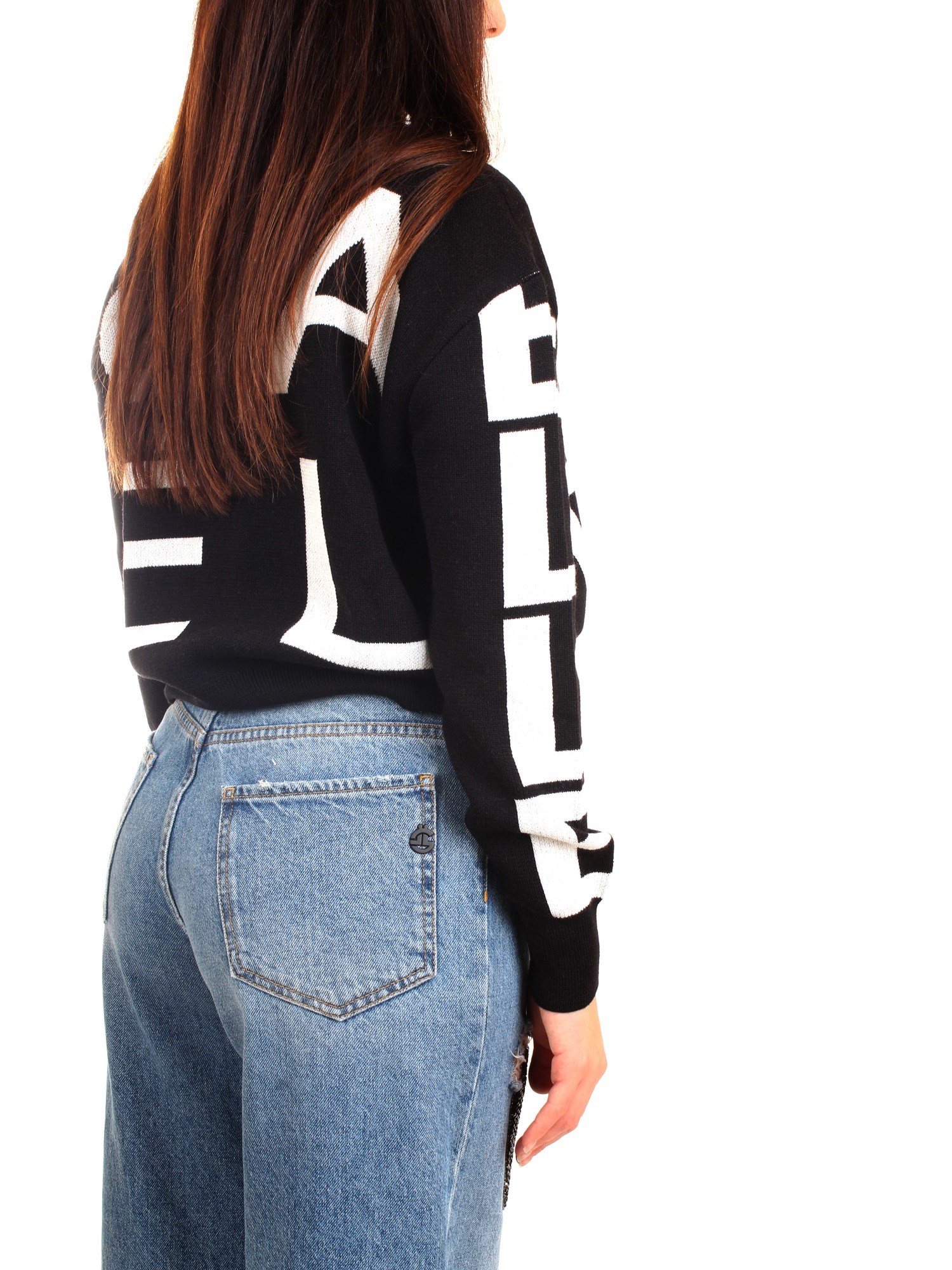 GAELLE PARIS GBD10310 Black Clothing Woman Pullover GAELLE PARIS GBD10310 Black Clothing Woman Pullover