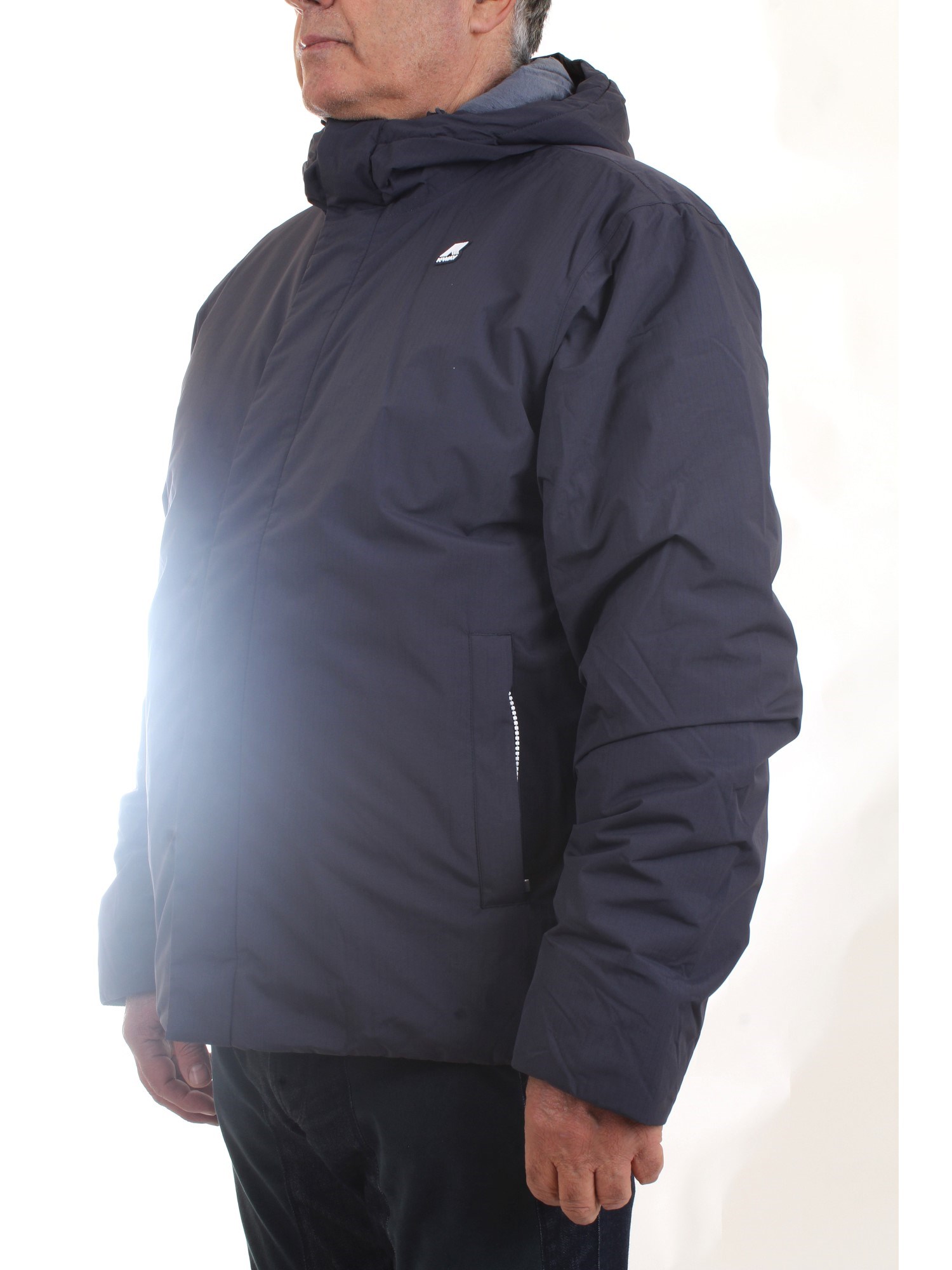 K-WAY K1119KW Blue Clothing Man Jacket K-WAY K1119KW Blue Clothing Man Jacket