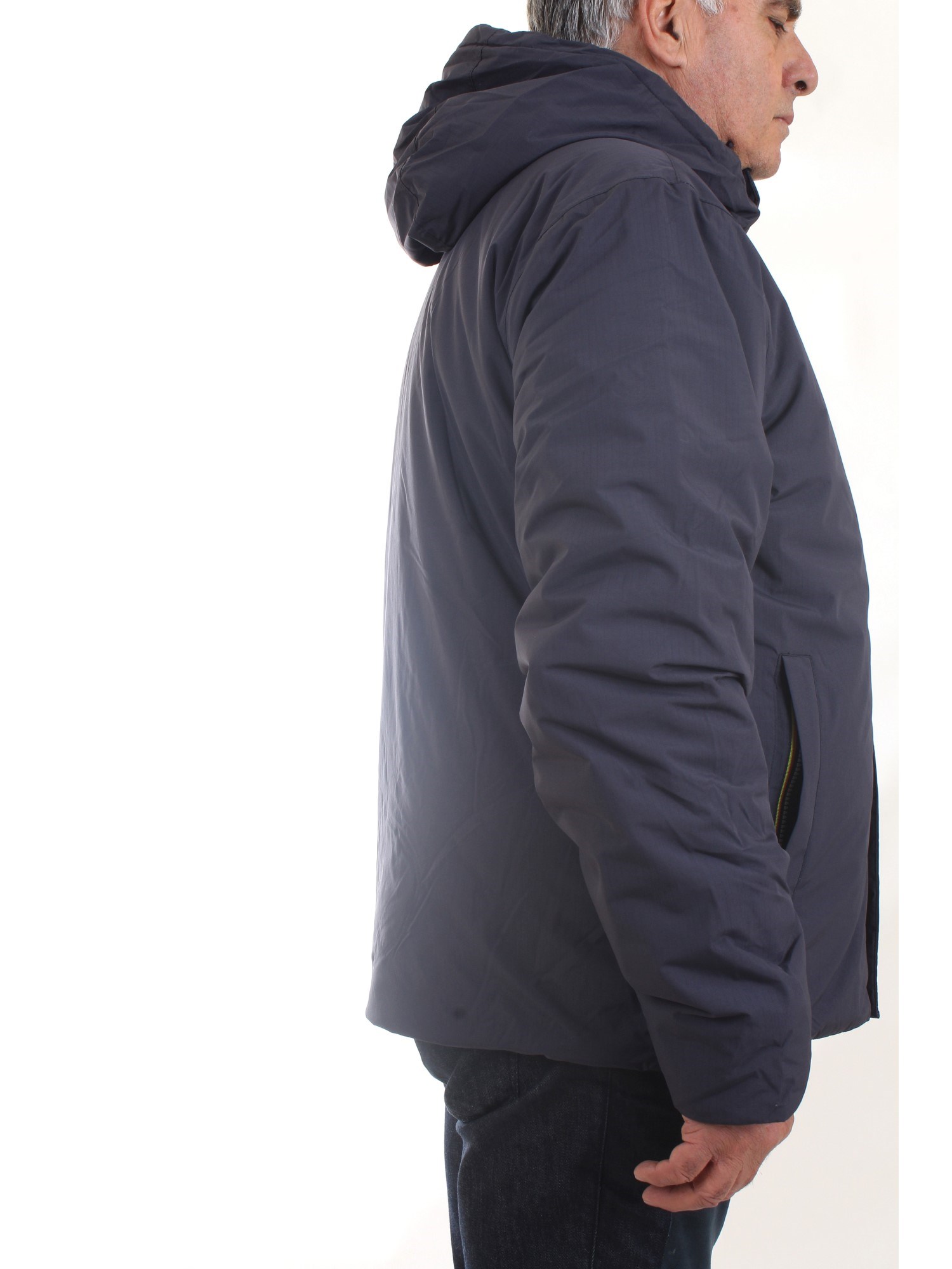 K-WAY K1119KW Blue Clothing Man Jacket K-WAY K1119KW Blue Clothing Man Jacket