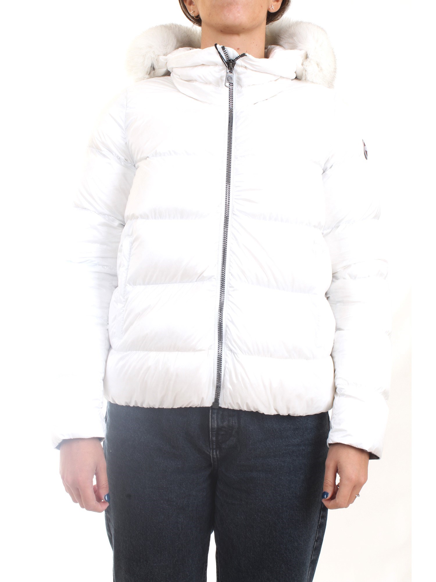 COLMAR ORIGINALS 2216F White Clothing Woman Duvet COLMAR ORIGINALS 2216F White Clothing Woman Duvet