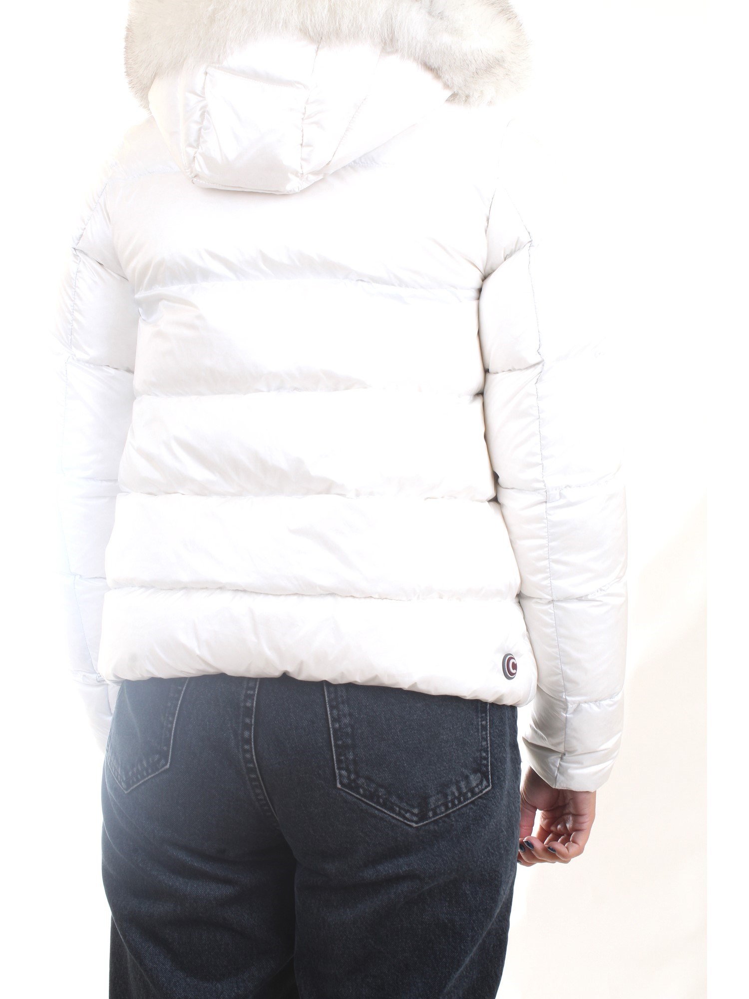 COLMAR ORIGINALS 2216F White Clothing Woman Duvet COLMAR ORIGINALS 2216F White Clothing Woman Duvet