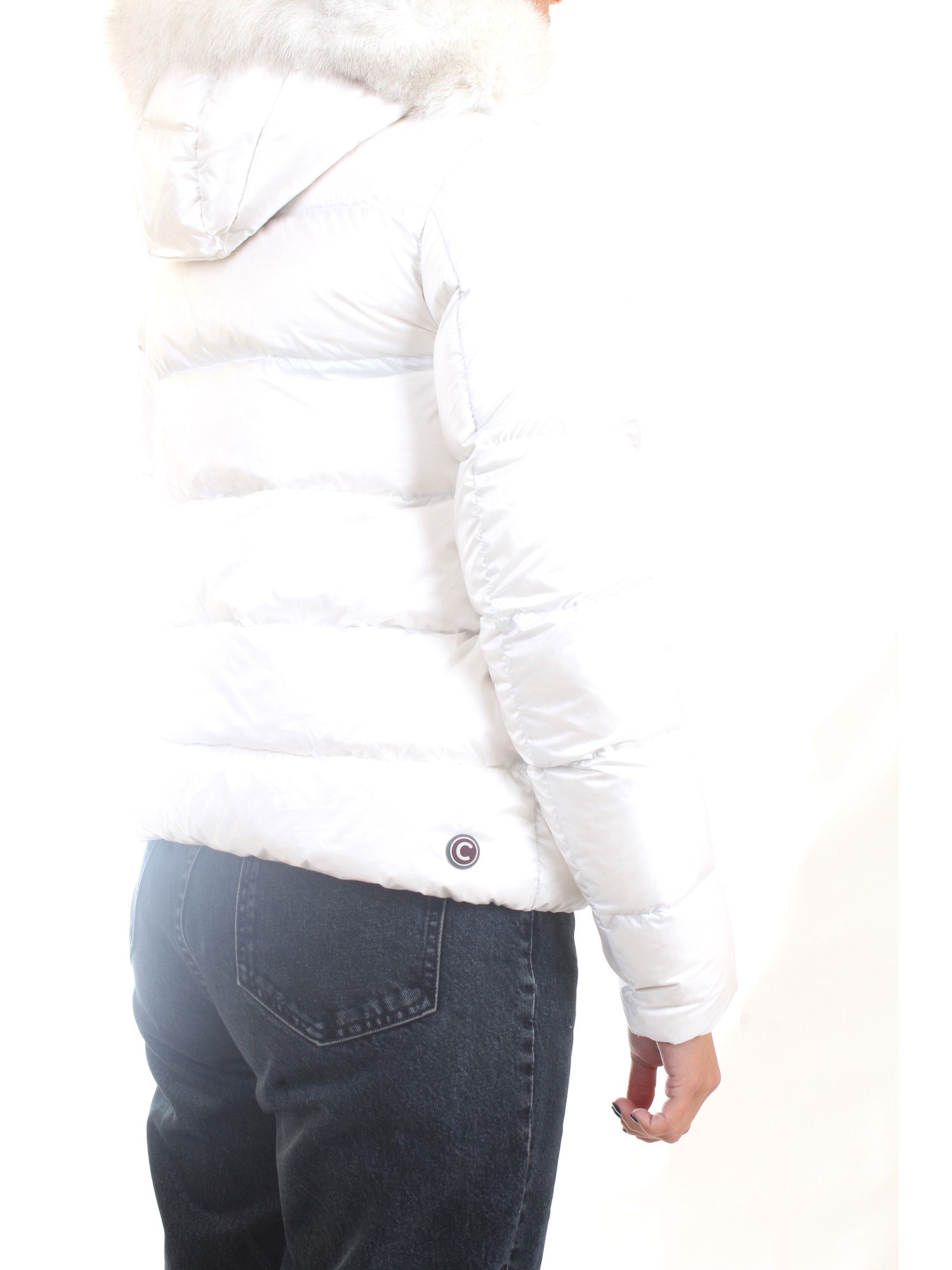 COLMAR ORIGINALS 2216F White Clothing Woman Duvet COLMAR ORIGINALS 2216F White Clothing Woman Duvet