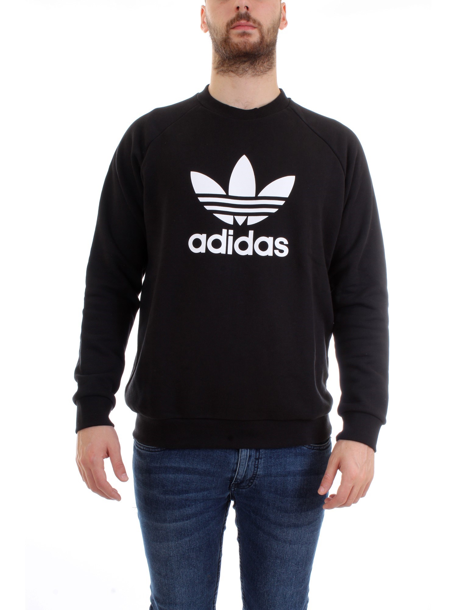 ADIDAS ORIGINALS H06651 Black Clothing Man Sweater ADIDAS ORIGINALS H06651 Black Clothing Man Sweater