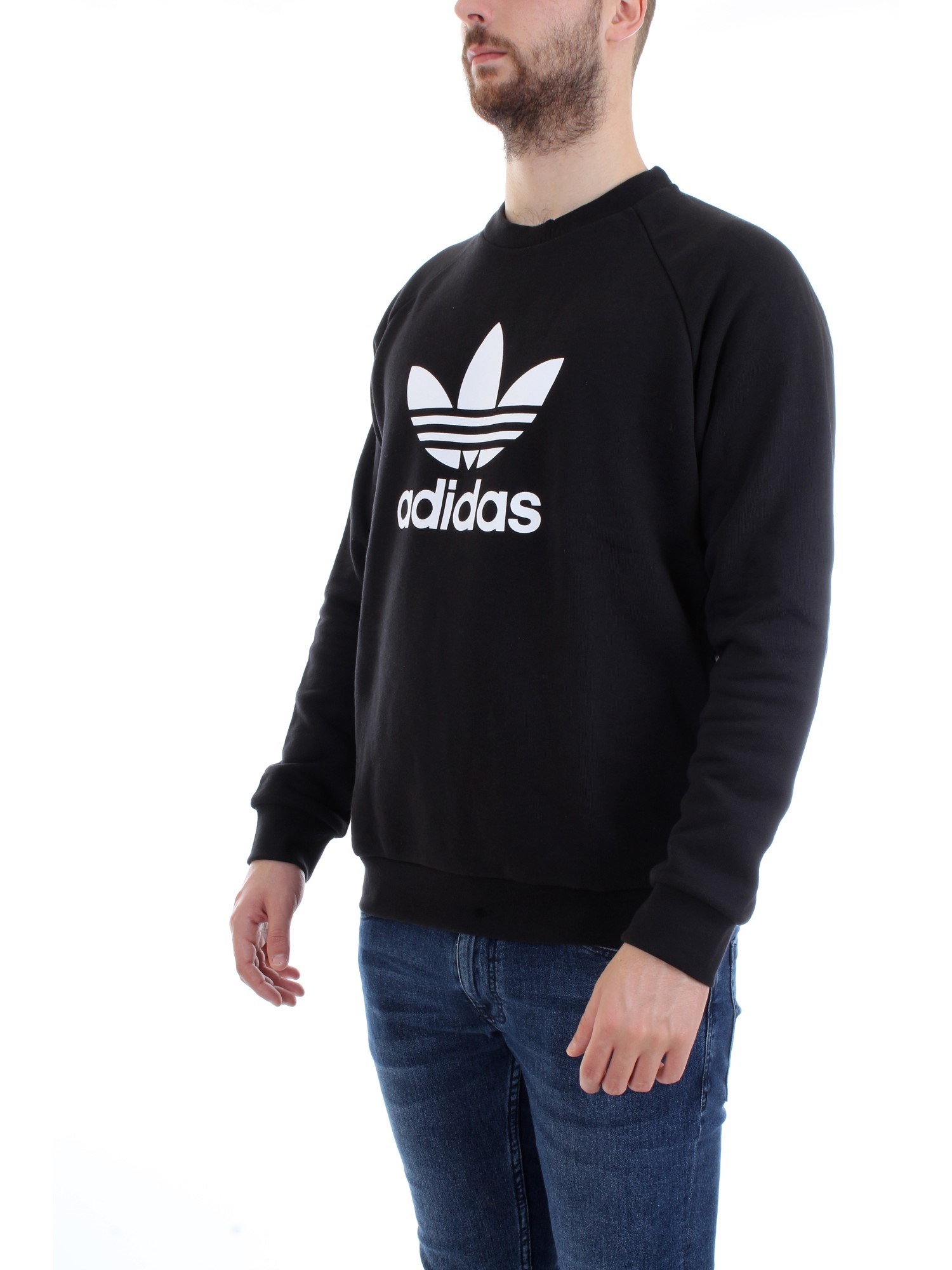 ADIDAS ORIGINALS H06651 Black Clothing Man Sweater ADIDAS ORIGINALS H06651 Black Clothing Man Sweater
