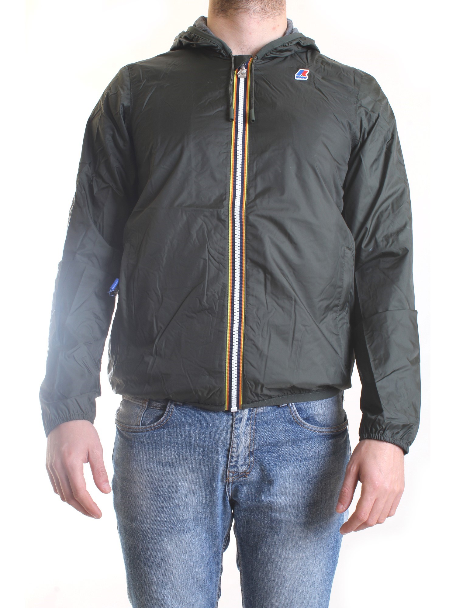 K-WAY K31161W Verde Militare Abbigliamento Uomo Giacca K-WAY K31161W Verde Militare Abbigliamento Uomo Giacca