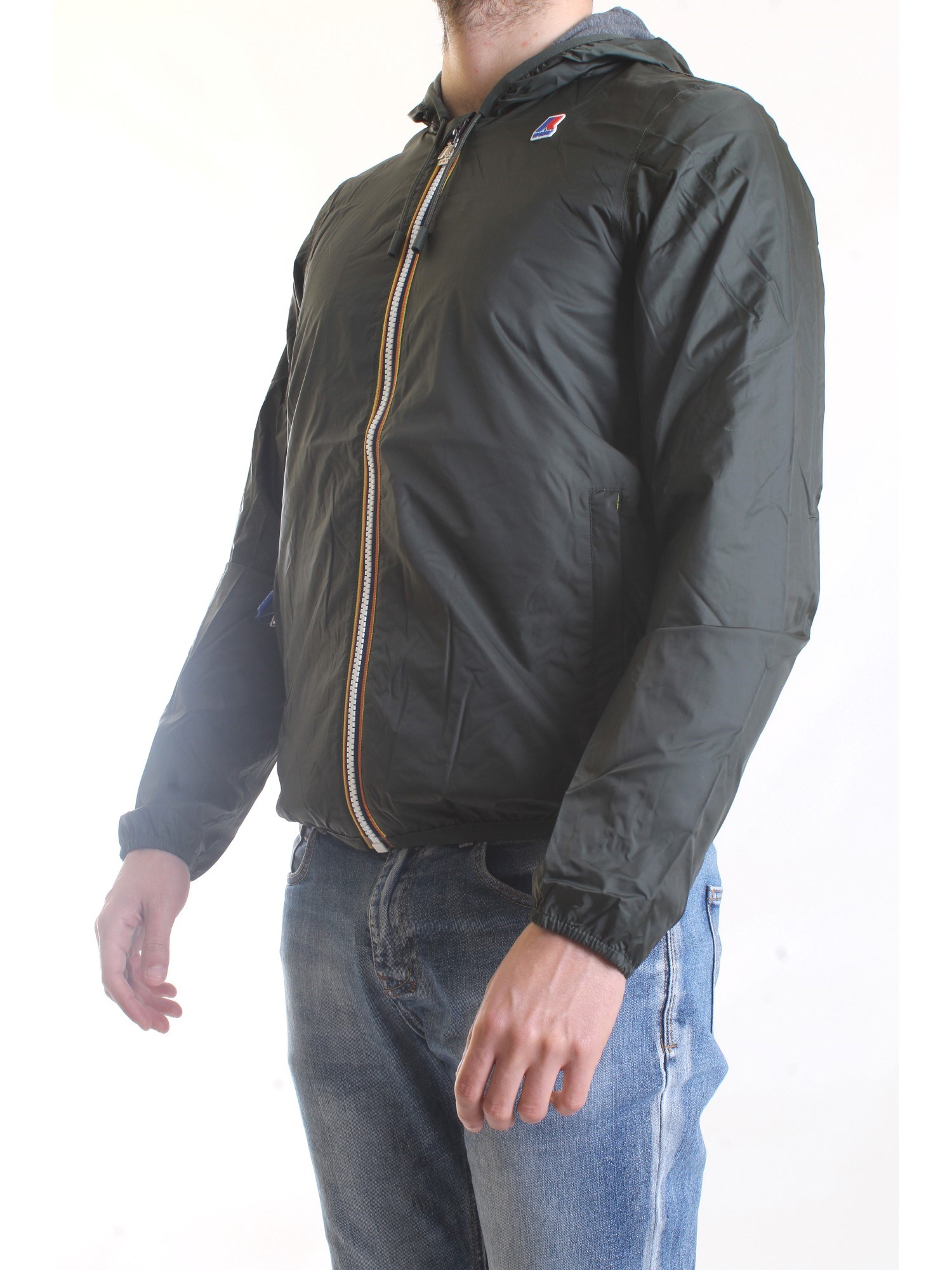 K-WAY K31161W Verde Militare Abbigliamento Uomo Giacca K-WAY K31161W Verde Militare Abbigliamento Uomo Giacca