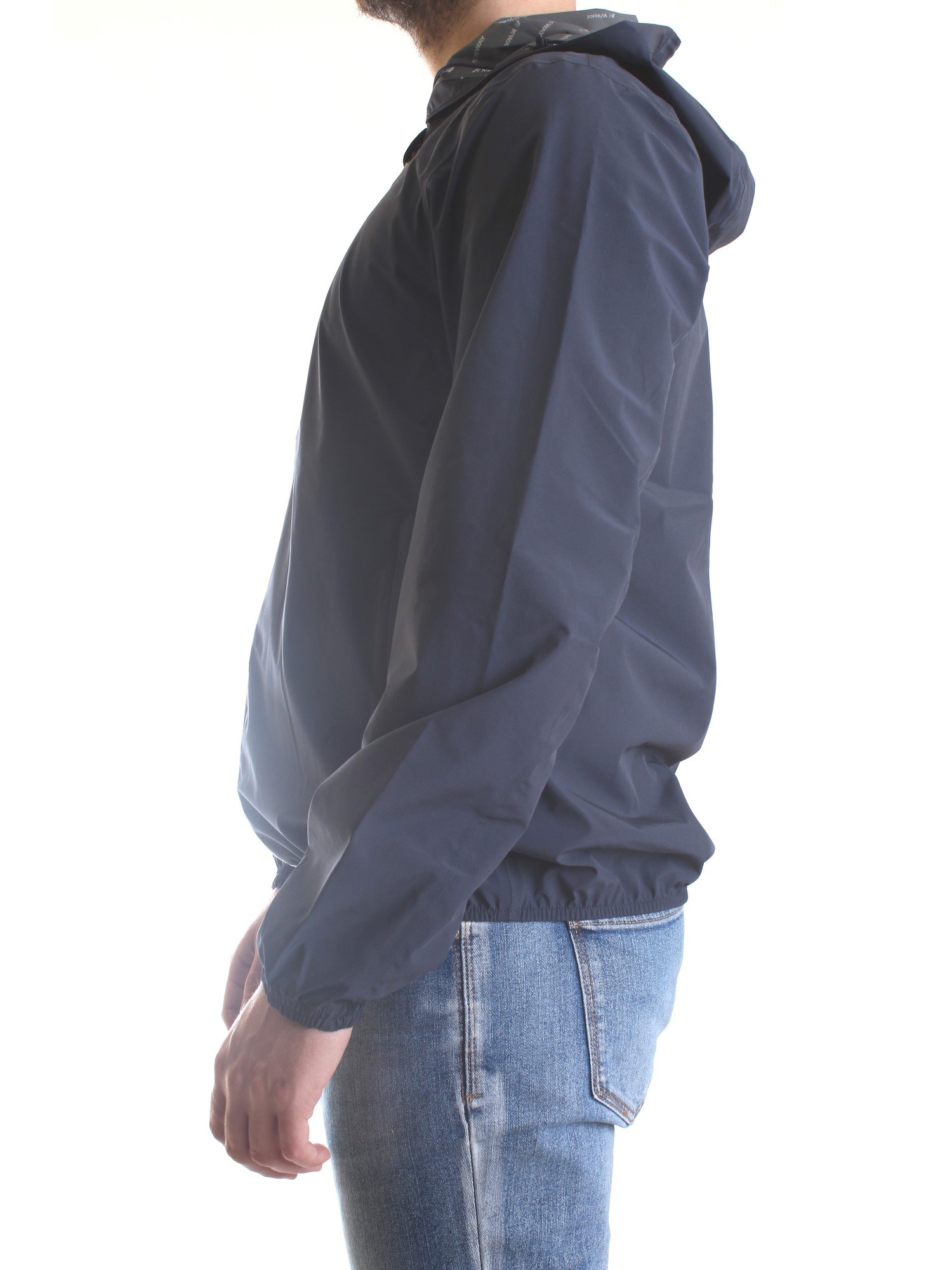 K-WAY K31126W Blue Clothing Man Jacket K-WAY K31126W Blue Clothing Man Jacket