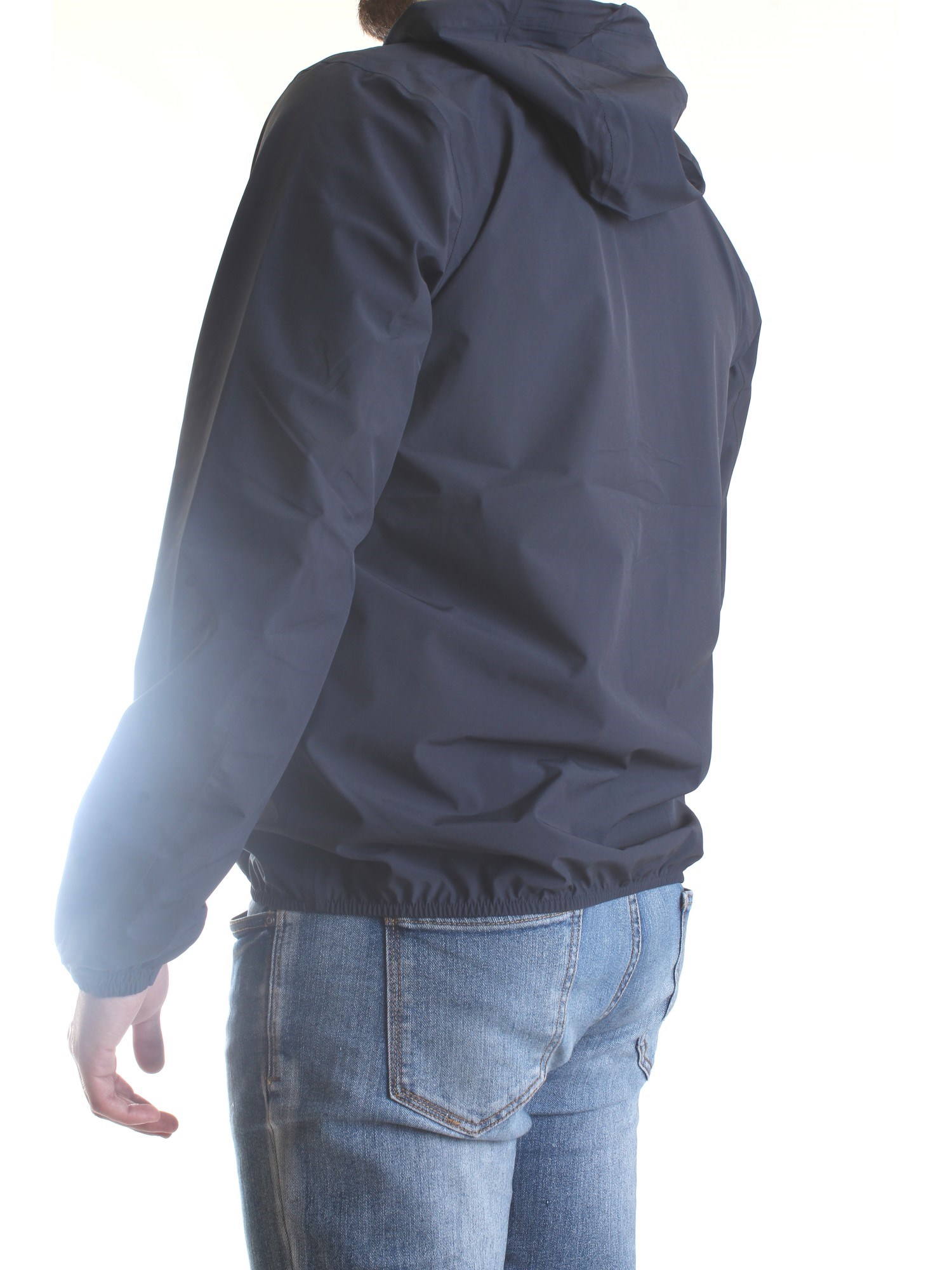 K-WAY K31126W Blue Clothing Man Jacket K-WAY K31126W Blue Clothing Man Jacket