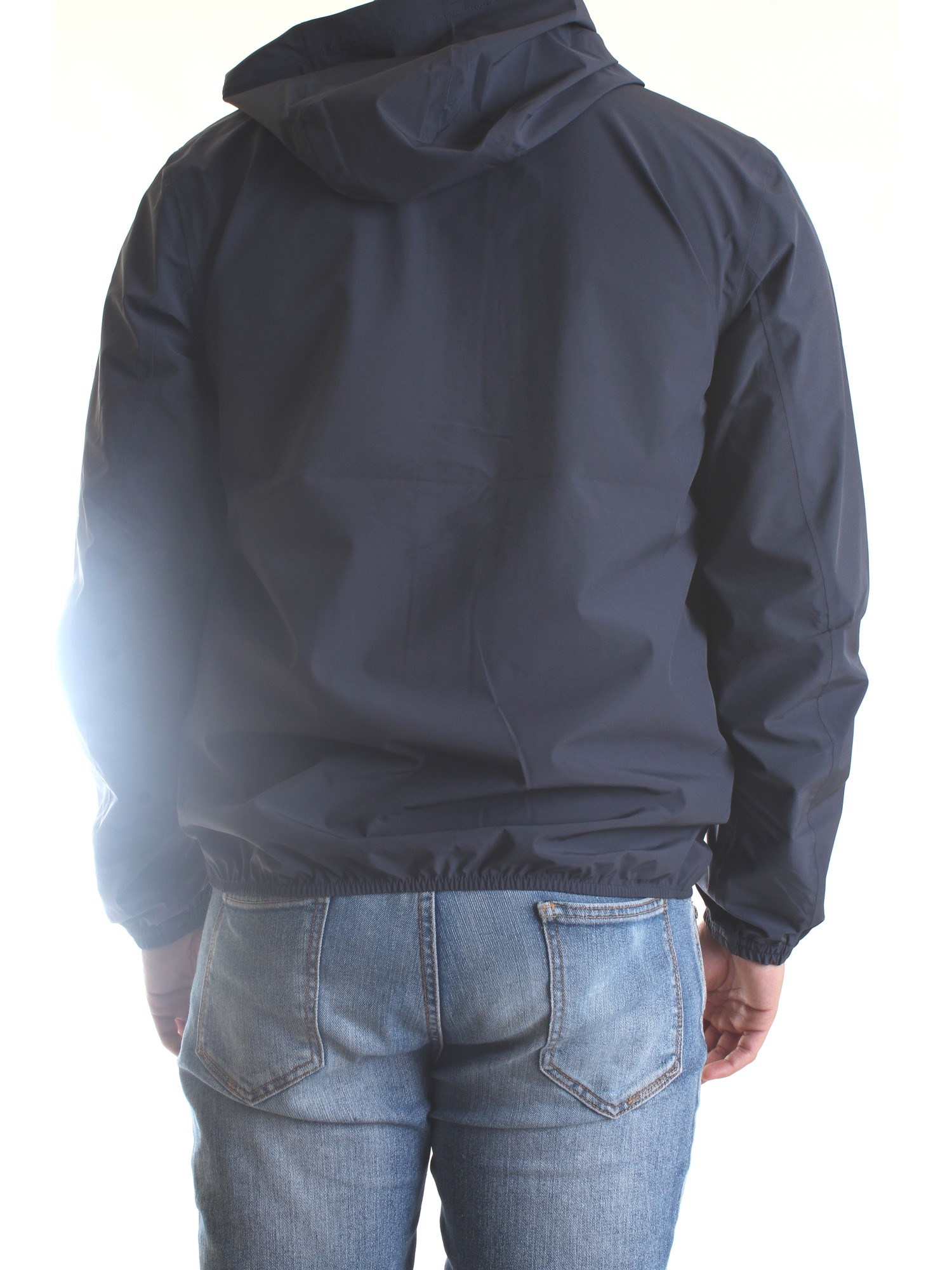 K-WAY K31126W Blue Clothing Man Jacket K-WAY K31126W Blue Clothing Man Jacket