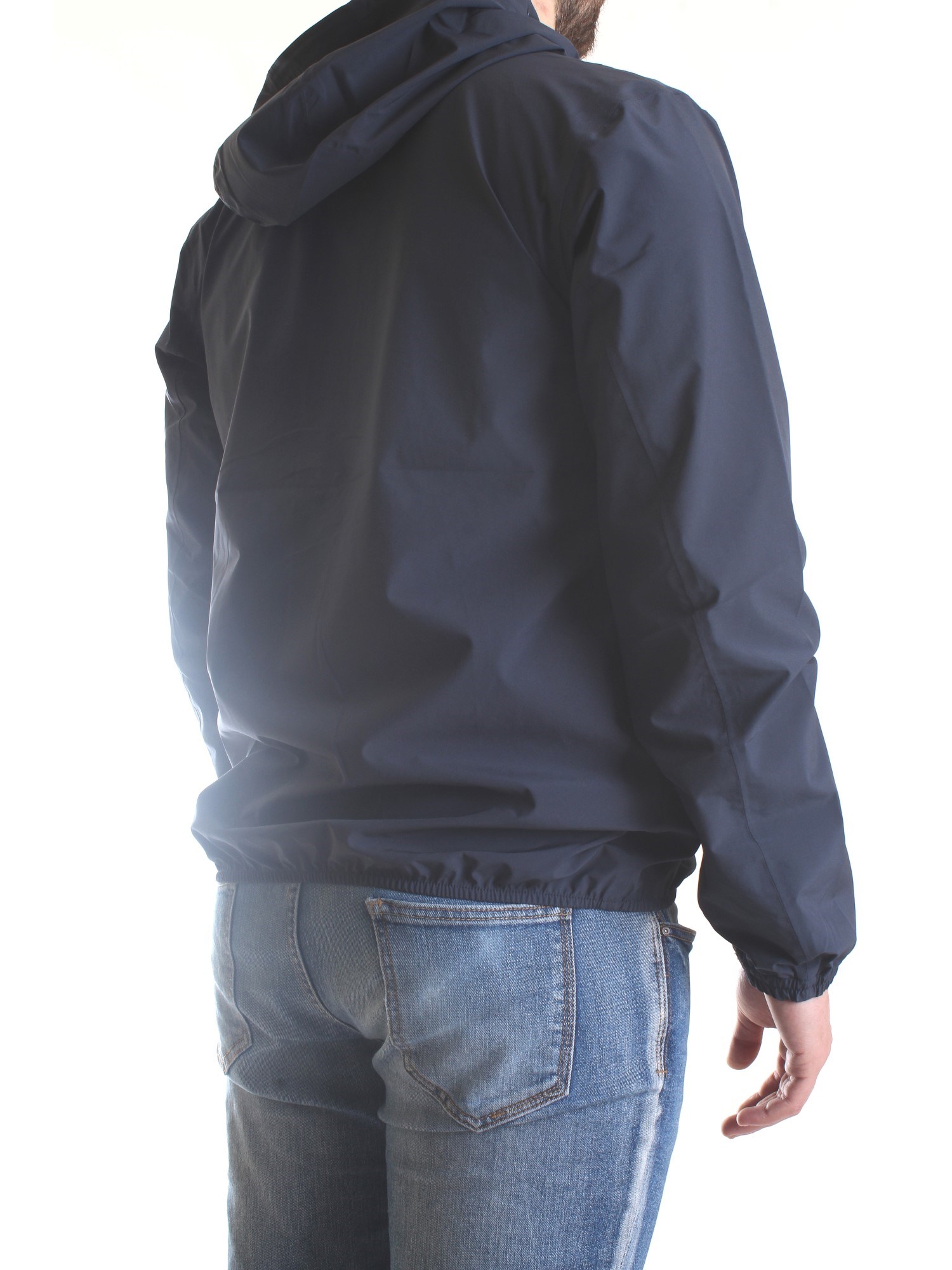 K-WAY K31126W Blue Clothing Man Jacket K-WAY K31126W Blue Clothing Man Jacket