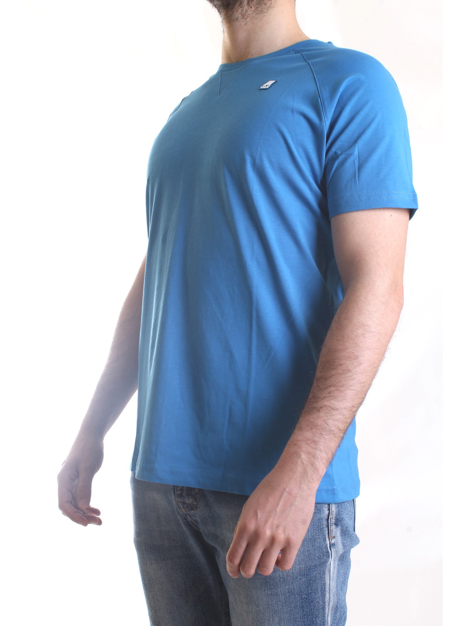 K-WAY K0074Q0 Turquoise Clothing Man T-Shirt/Polo K-WAY K0074Q0 Turquoise Clothing Man T-Shirt/Polo