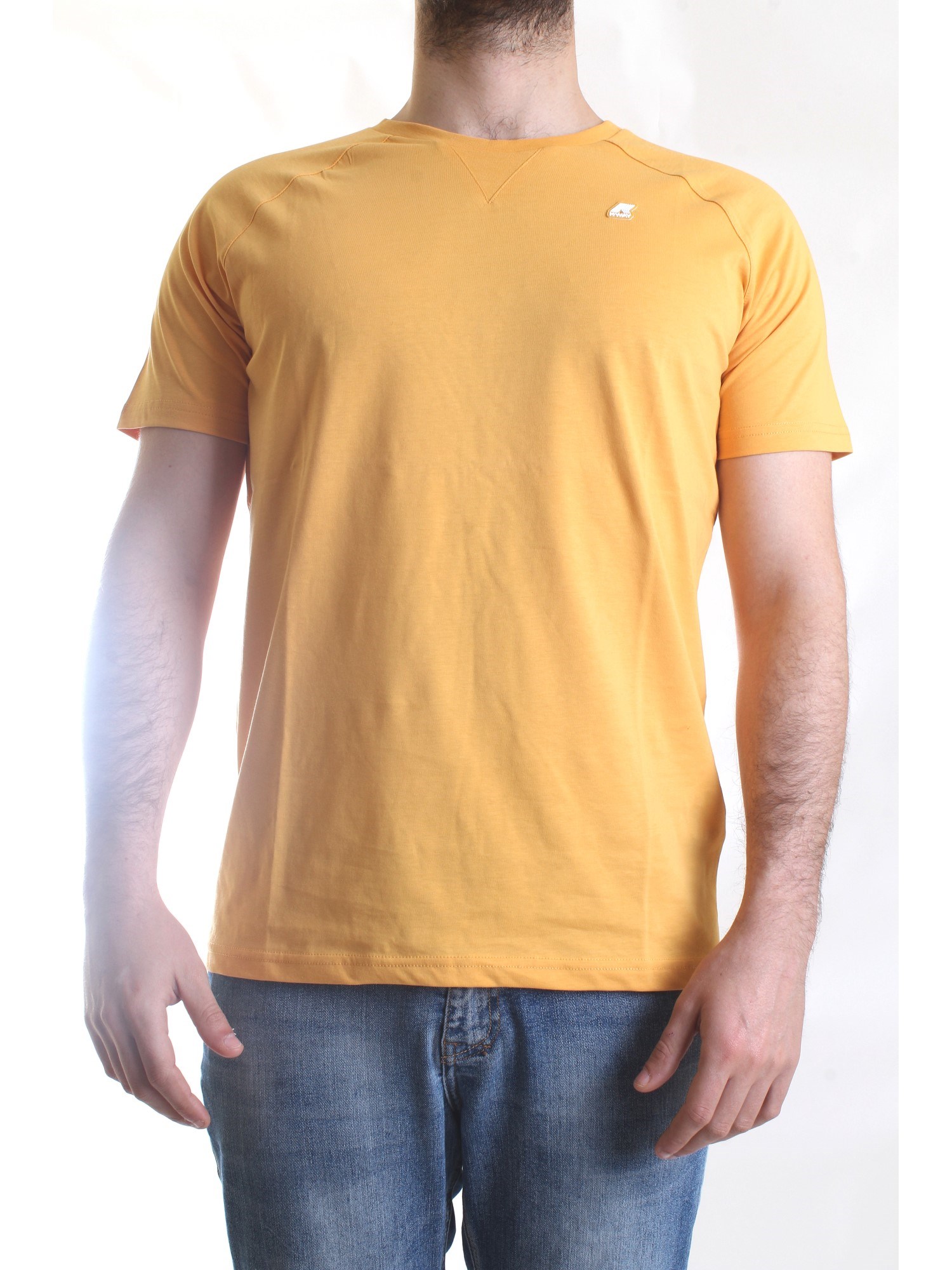 K-WAY K0074Q0 Yellow Clothing Man T-Shirt/Polo K-WAY K0074Q0 Yellow Clothing Man T-Shirt/Polo