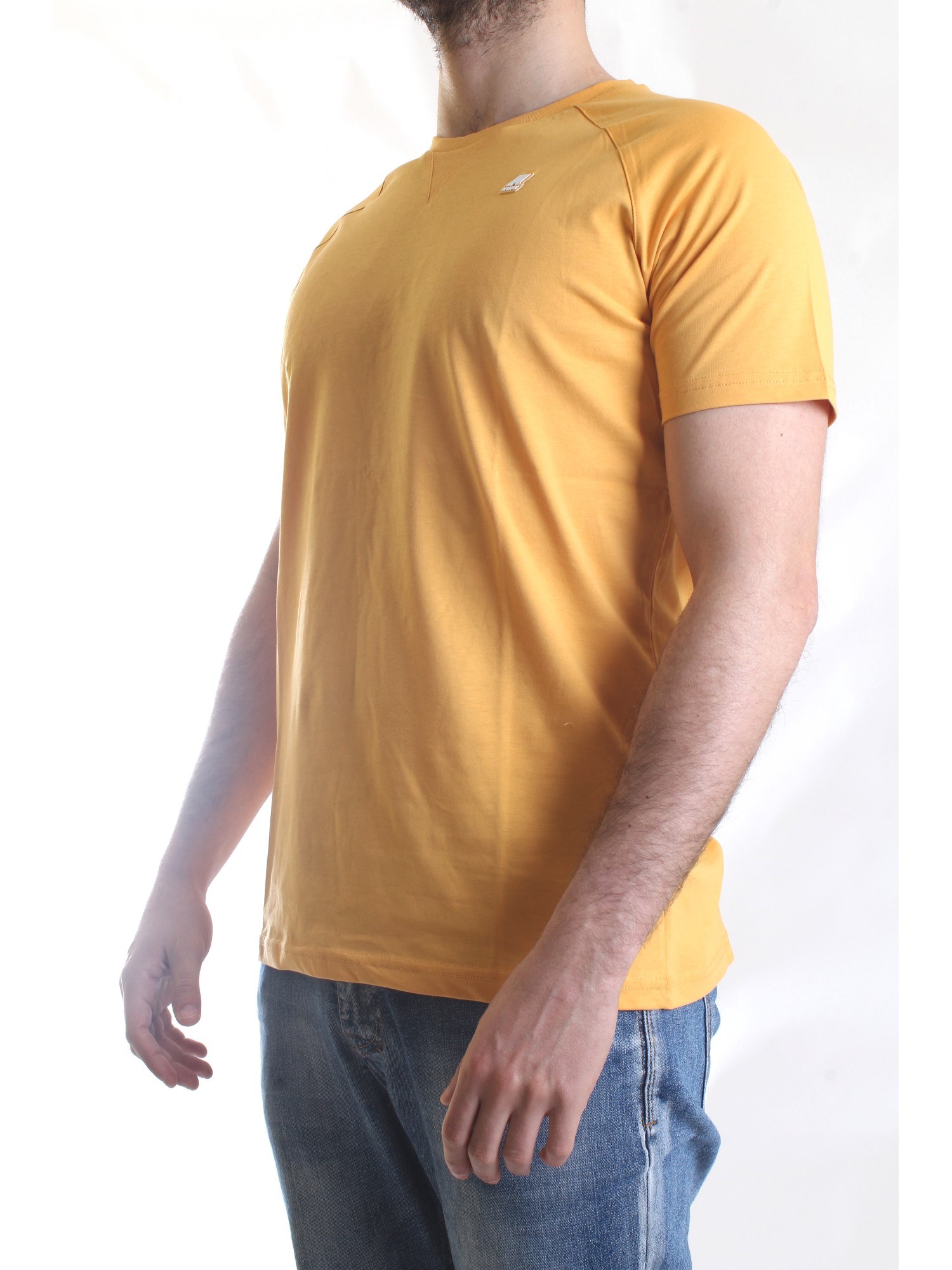 K-WAY K0074Q0 Yellow Clothing Man T-Shirt/Polo K-WAY K0074Q0 Yellow Clothing Man T-Shirt/Polo