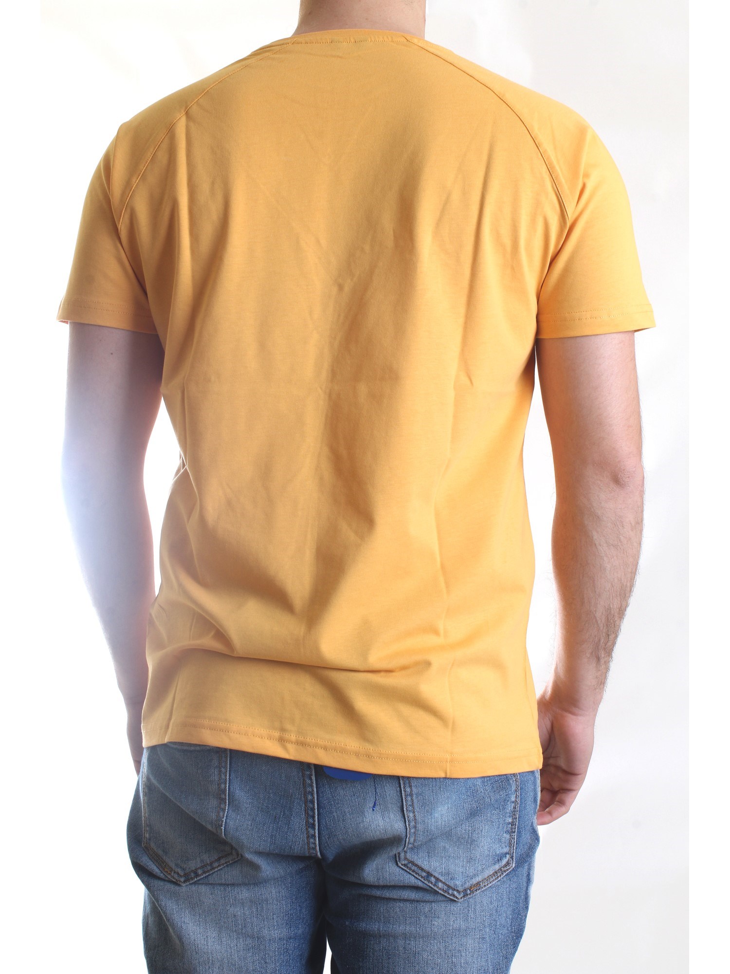 K-WAY K0074Q0 Yellow Clothing Man T-Shirt/Polo K-WAY K0074Q0 Yellow Clothing Man T-Shirt/Polo