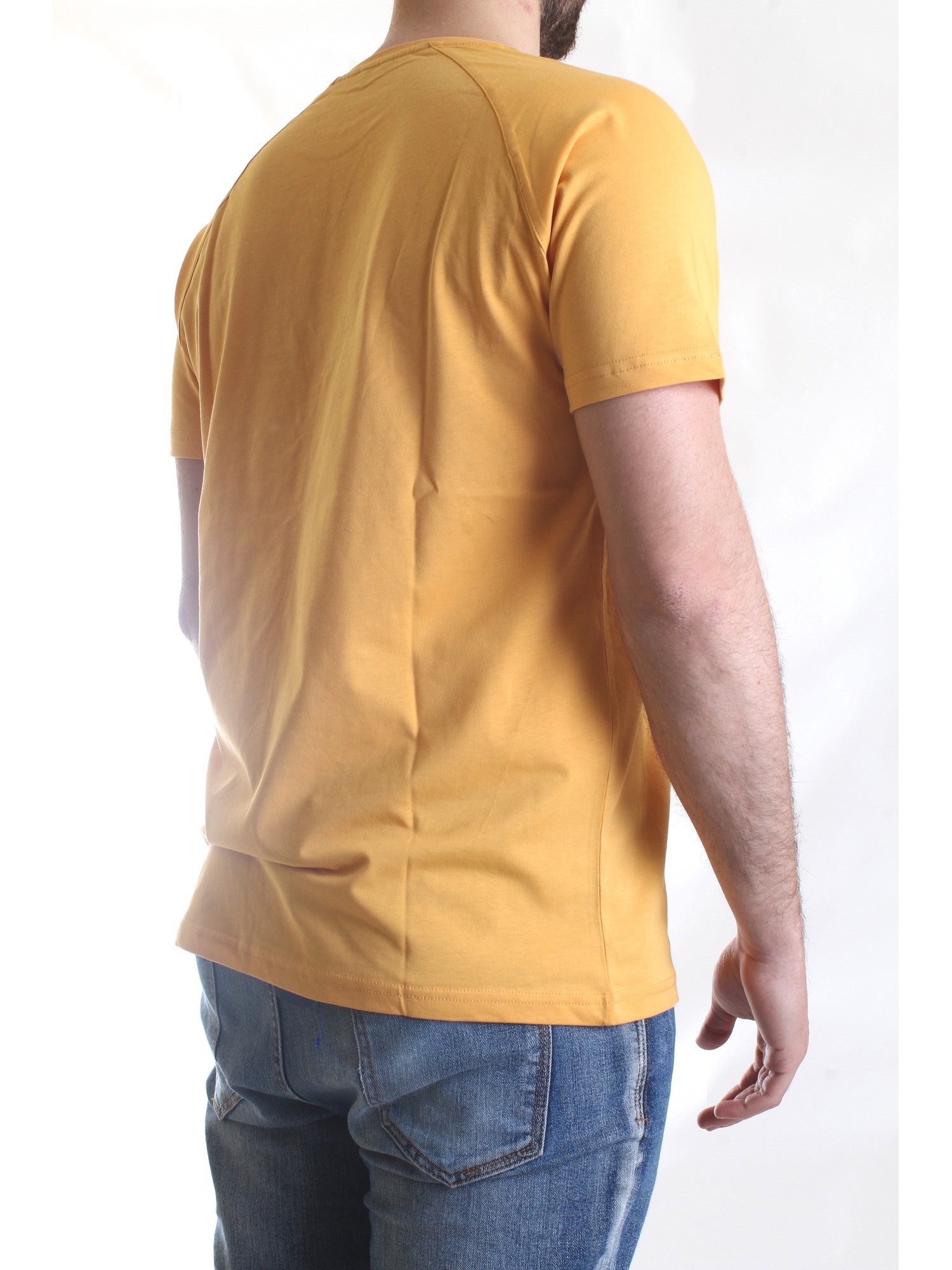 K-WAY K0074Q0 Yellow Clothing Man T-Shirt/Polo K-WAY K0074Q0 Yellow Clothing Man T-Shirt/Polo
