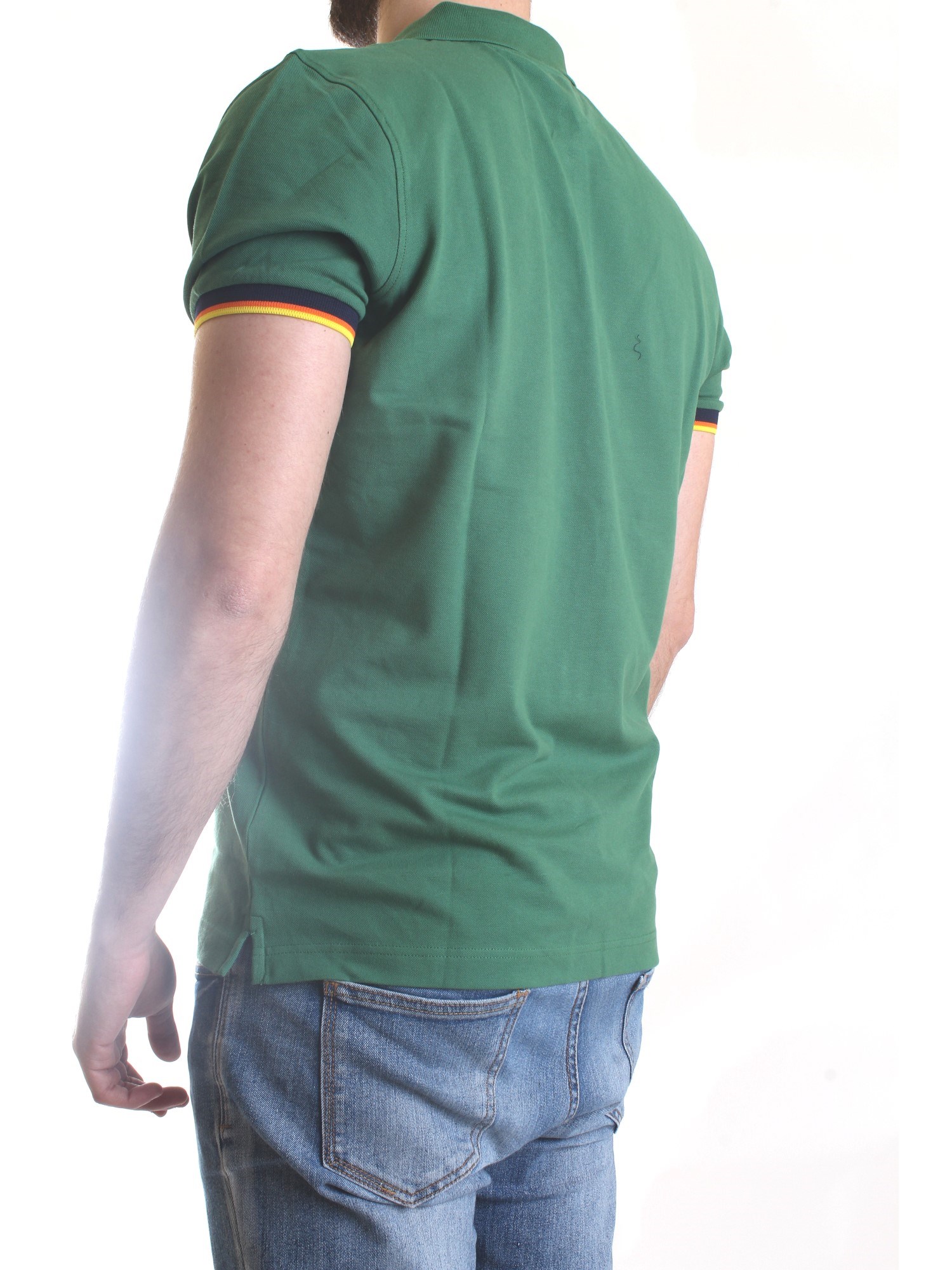 K-WAY K008J50 Green Clothing Man Polo shirt K-WAY K008J50 Green Clothing Man Polo shirt