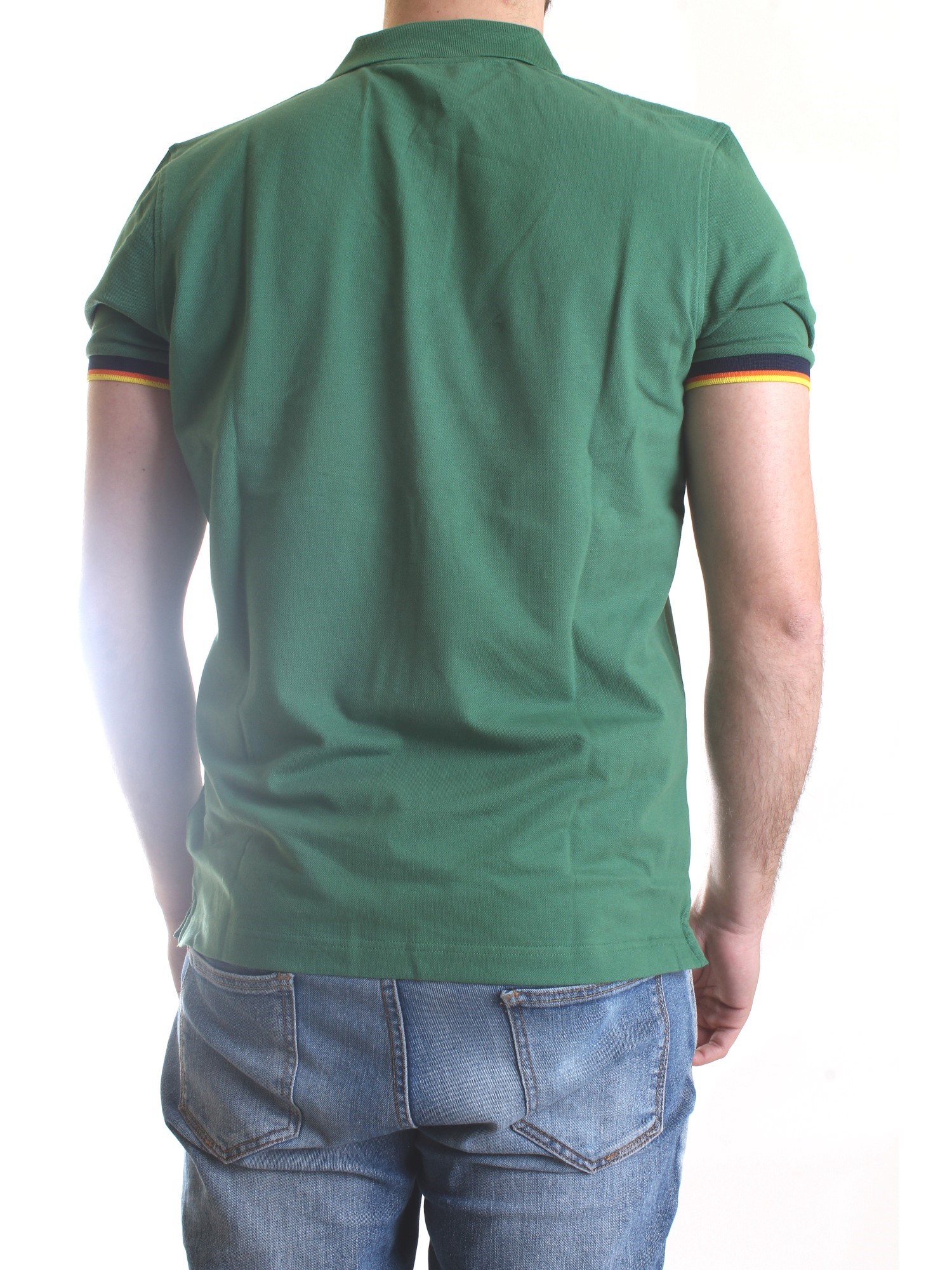 K-WAY K008J50 Green Clothing Man Polo shirt K-WAY K008J50 Green Clothing Man Polo shirt