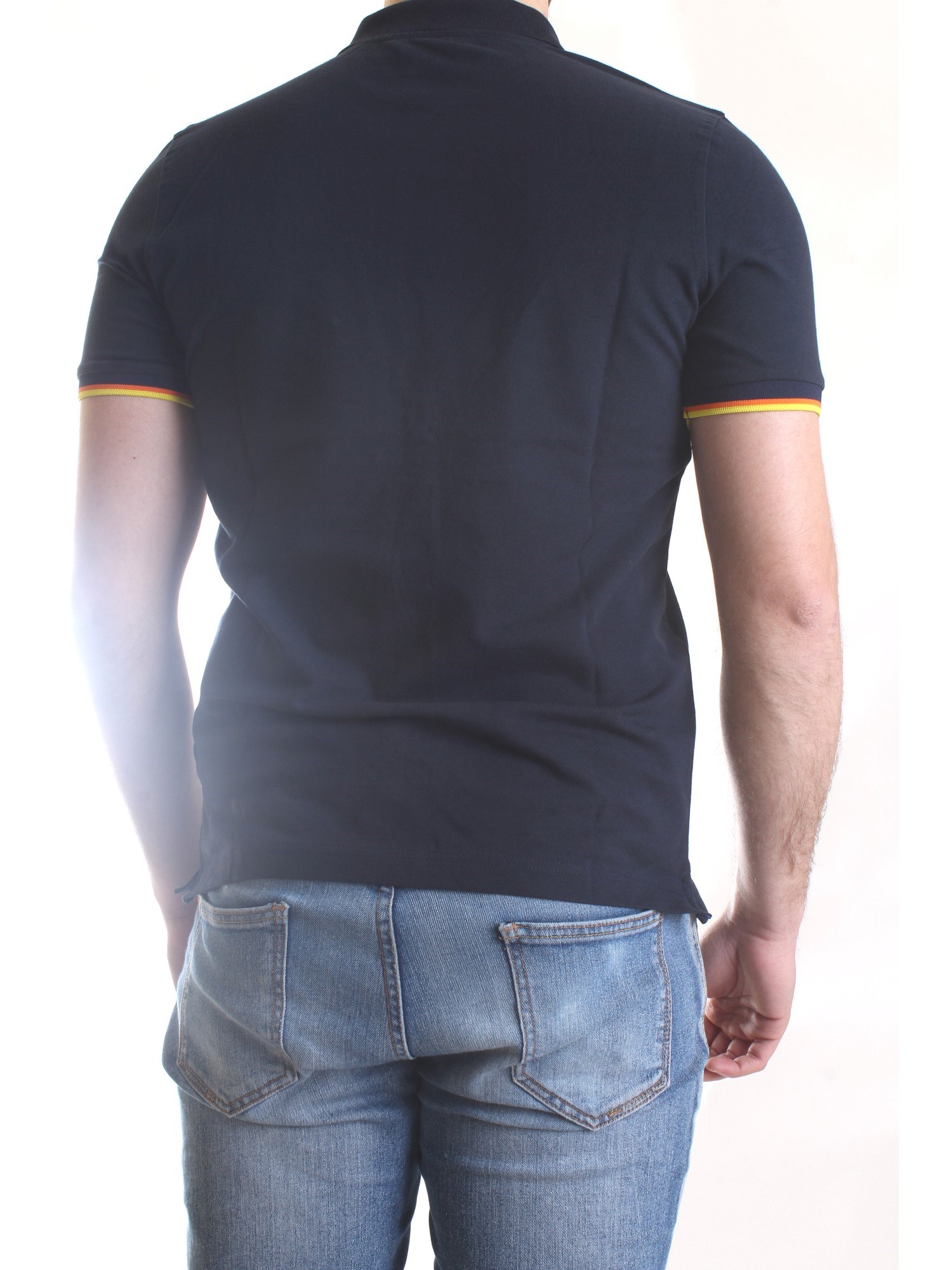 K-WAY K008J50 Blue Clothing Man Polo shirt K-WAY K008J50 Blue Clothing Man Polo shirt
