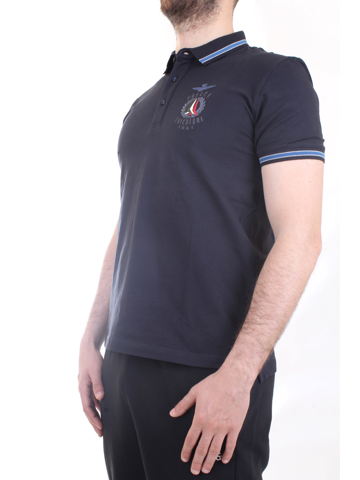 AERONAUTICA MILITARE 221PO1599P191 Blue Clothing Man Polo shirt AERONAUTICA MILITARE 221PO1599P191 Blue Clothing Man Polo shirt