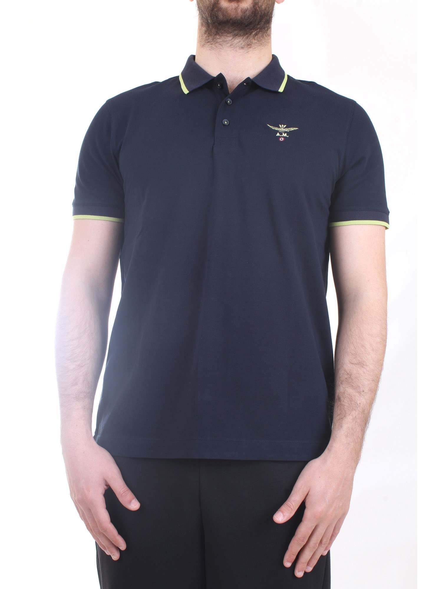 AERONAUTICA MILITARE 221PO1604P82 Blue Clothing Man Polo shirt AERONAUTICA MILITARE 221PO1604P82 Blue Clothing Man Polo shirt