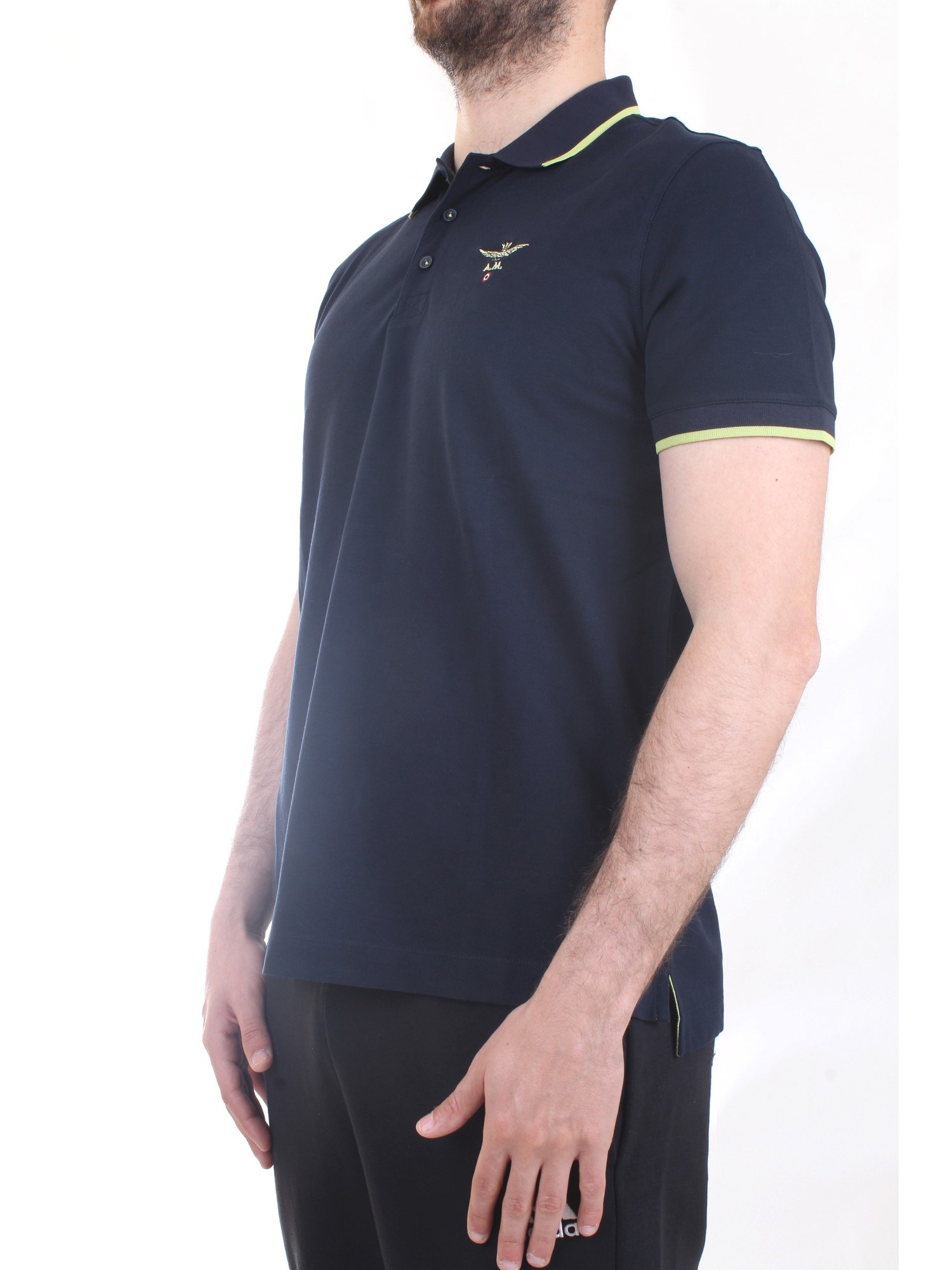 AERONAUTICA MILITARE 221PO1604P82 Blue Clothing Man Polo shirt AERONAUTICA MILITARE 221PO1604P82 Blue Clothing Man Polo shirt