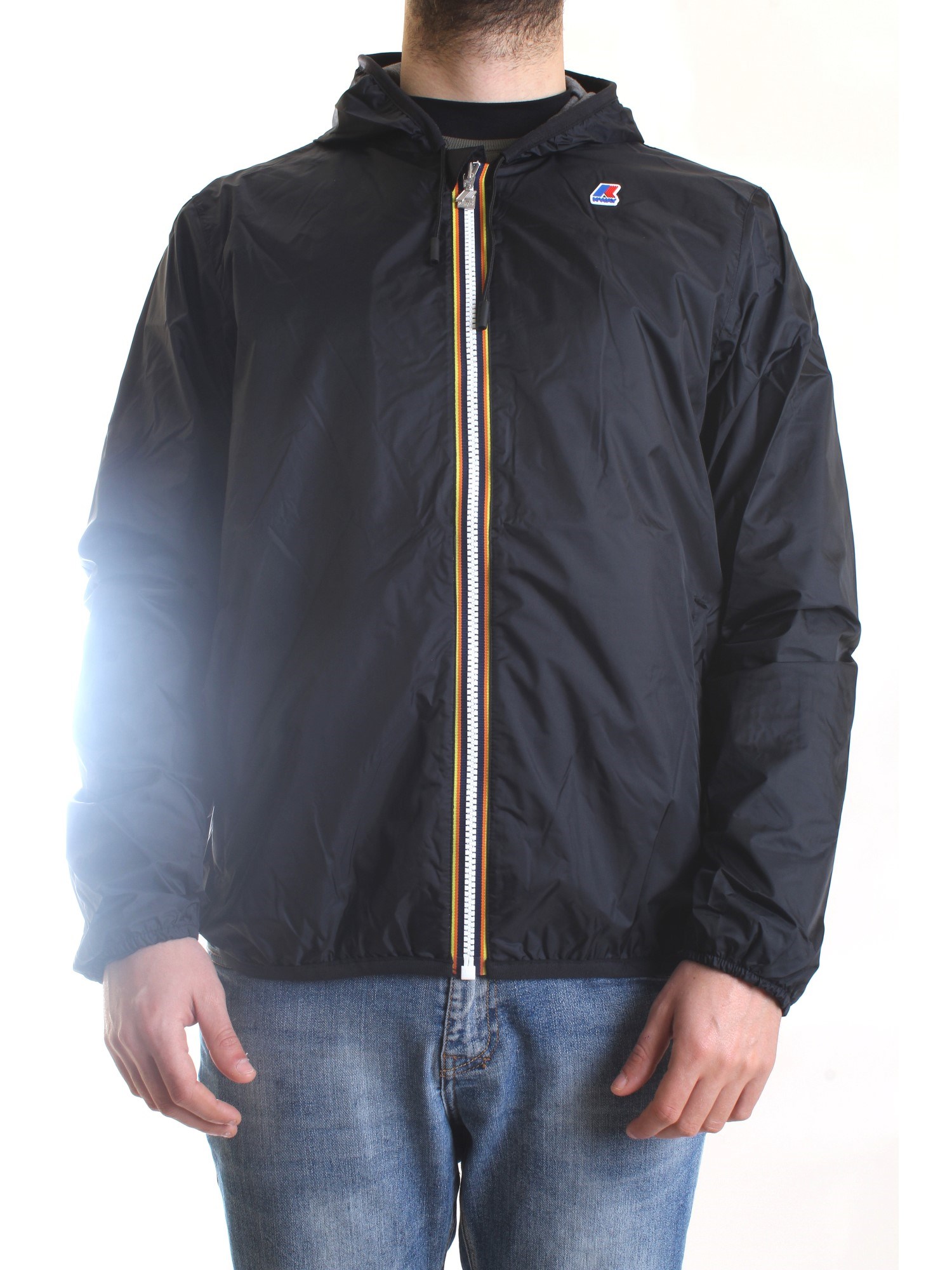 K-WAY K31161W Black Clothing Man Jacket K-WAY K31161W Black Clothing Man Jacket
