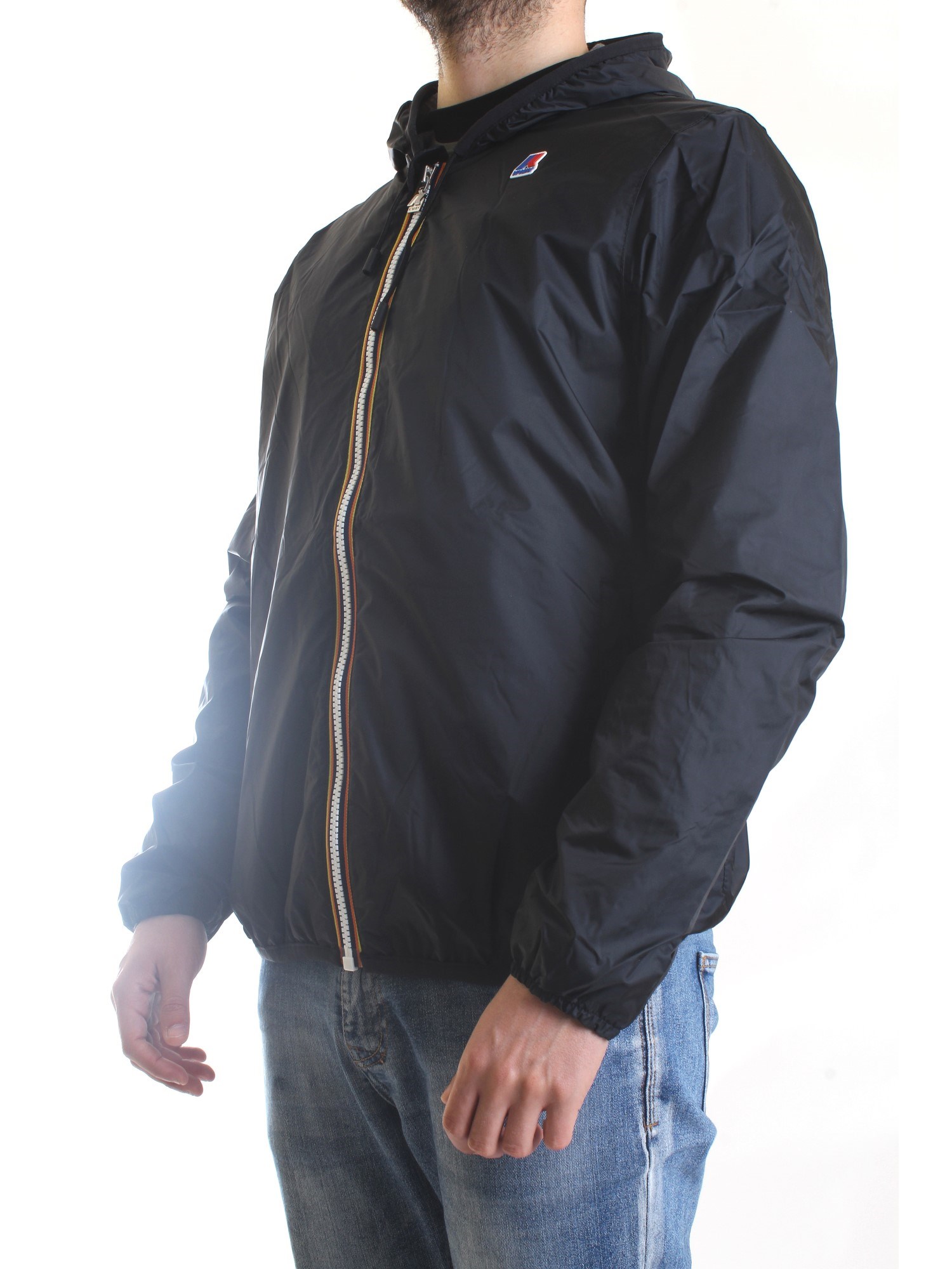 K-WAY K31161W Black Clothing Man Jacket K-WAY K31161W Black Clothing Man Jacket
