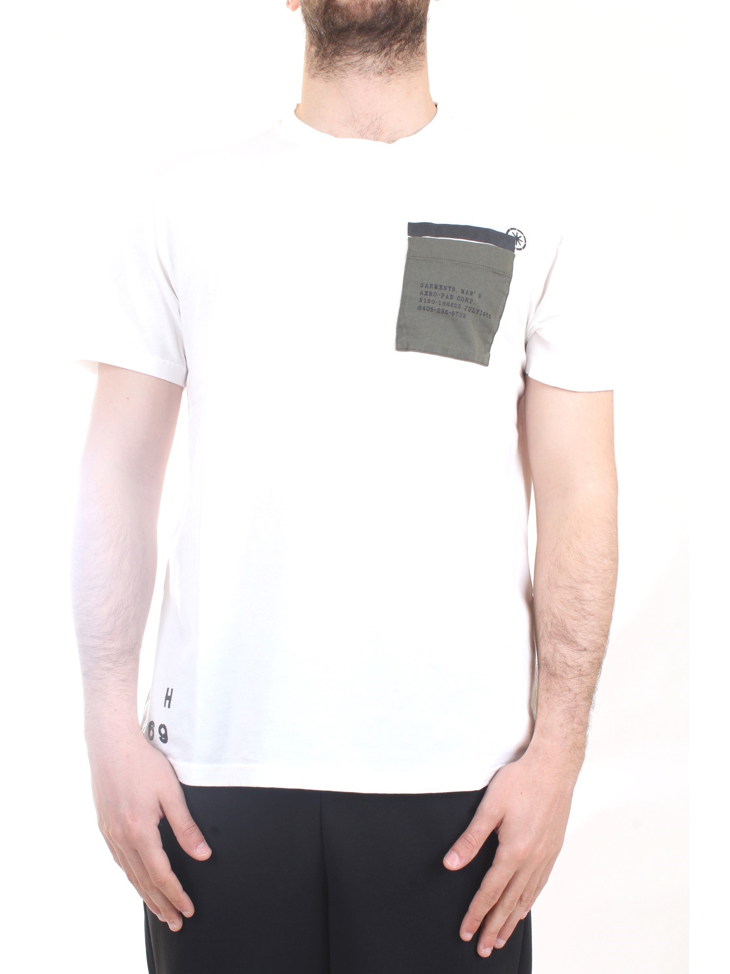 MANUEL RITZ 223344 White Clothing Man T-Shirt/Polo MANUEL RITZ 223344 White Clothing Man T-Shirt/Polo