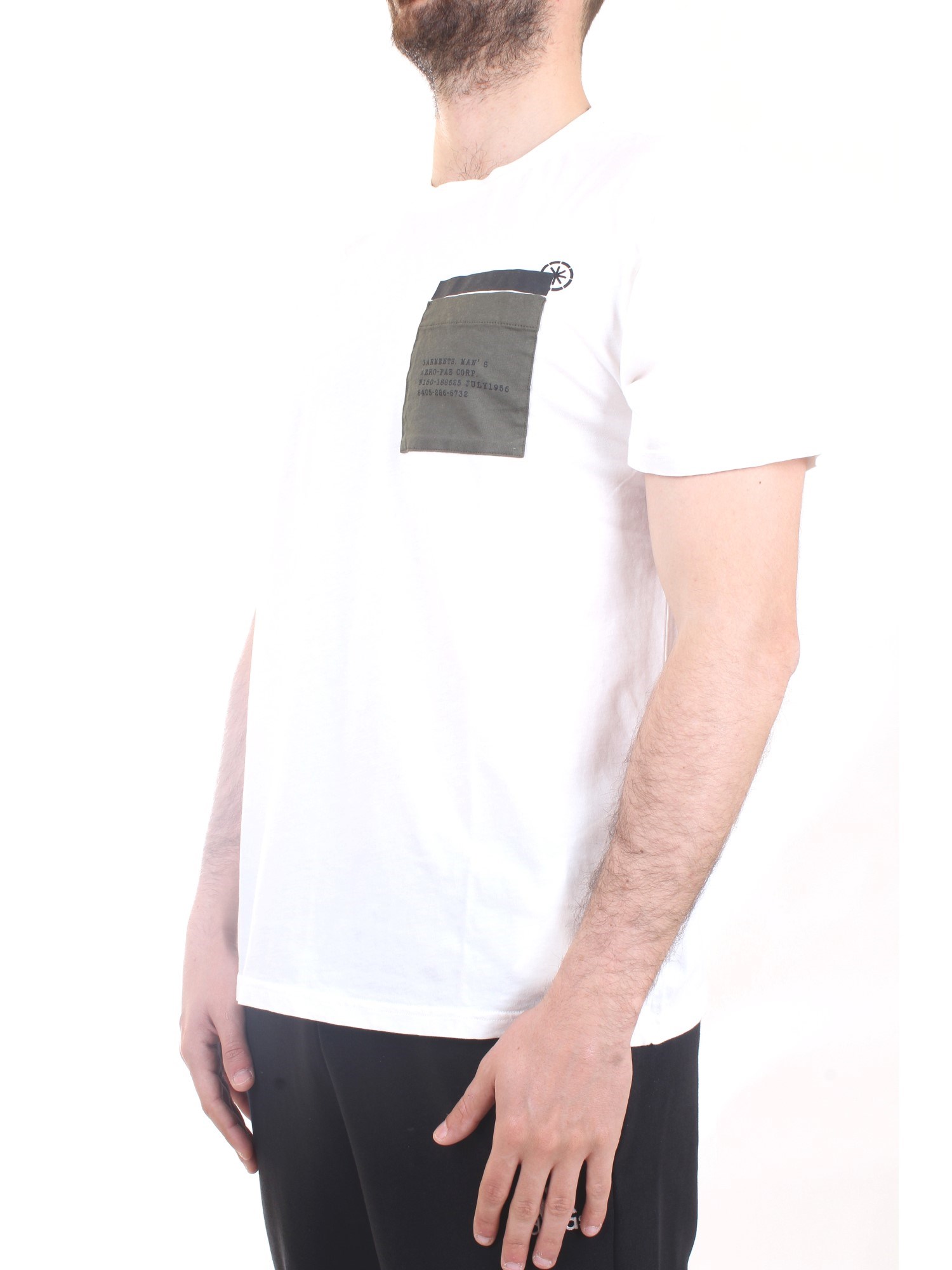 MANUEL RITZ 223344 White Clothing Man T-Shirt/Polo MANUEL RITZ 223344 White Clothing Man T-Shirt/Polo
