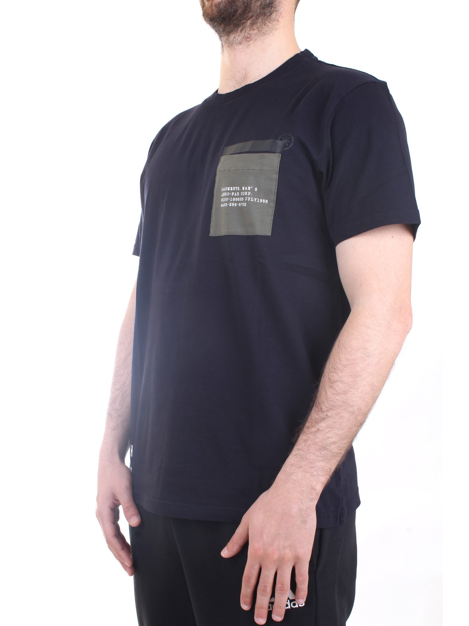 MANUEL RITZ 223344 Blue Clothing Man T-Shirt/Polo MANUEL RITZ 223344 Blue Clothing Man T-Shirt/Polo