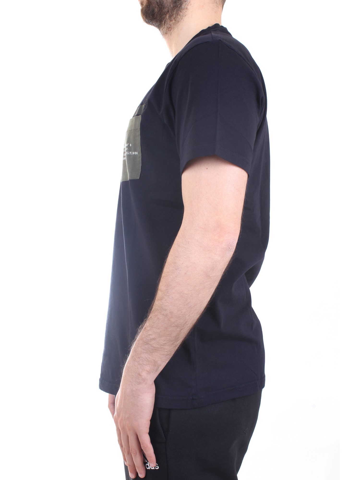 MANUEL RITZ 223344 Blue Clothing Man T-Shirt/Polo MANUEL RITZ 223344 Blue Clothing Man T-Shirt/Polo