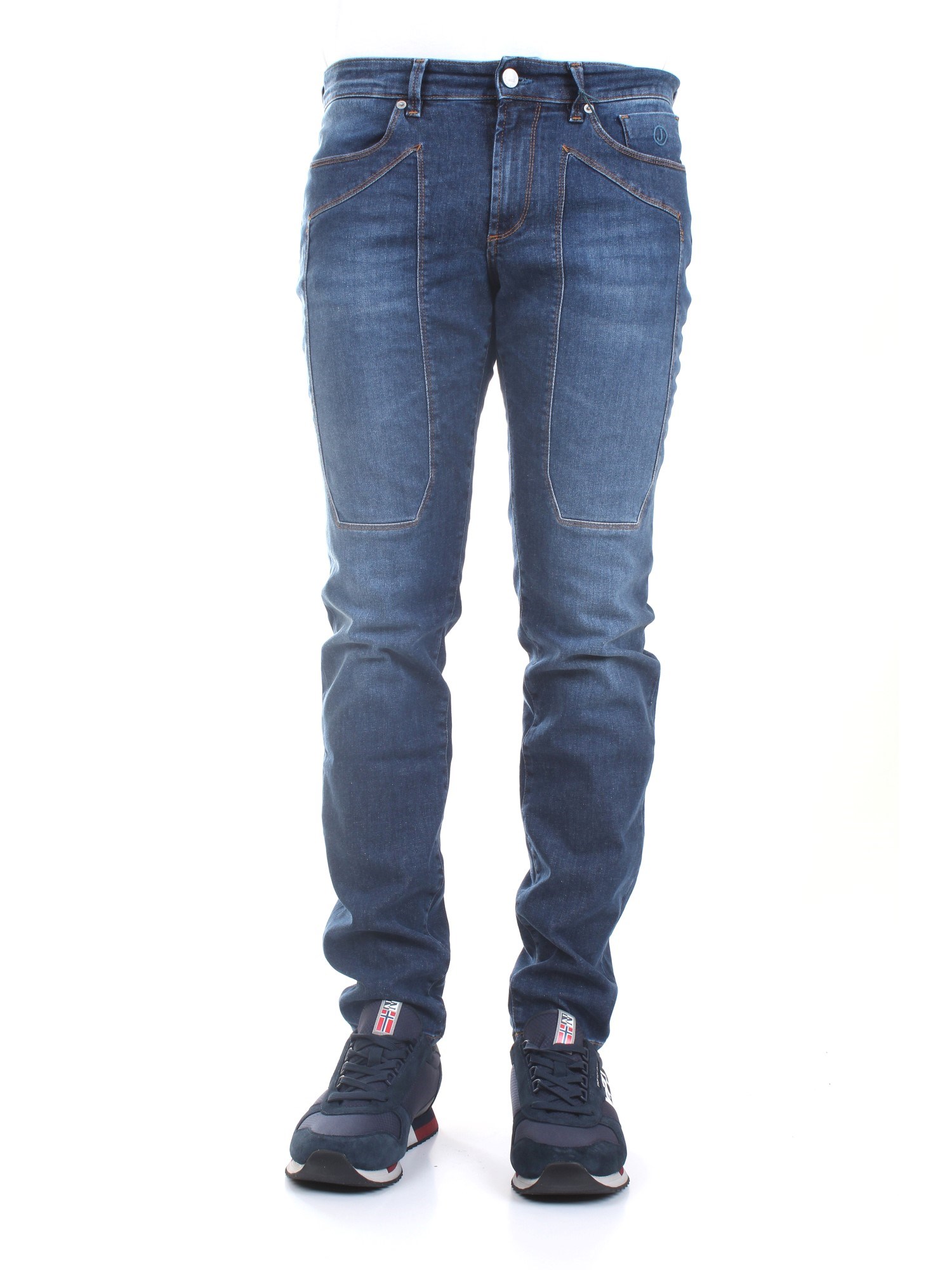 JECKERSON JKUPA077TA396D800 Blue Clothing Man Jeans JECKERSON JKUPA077TA396D800 Blue Clothing Man Jeans