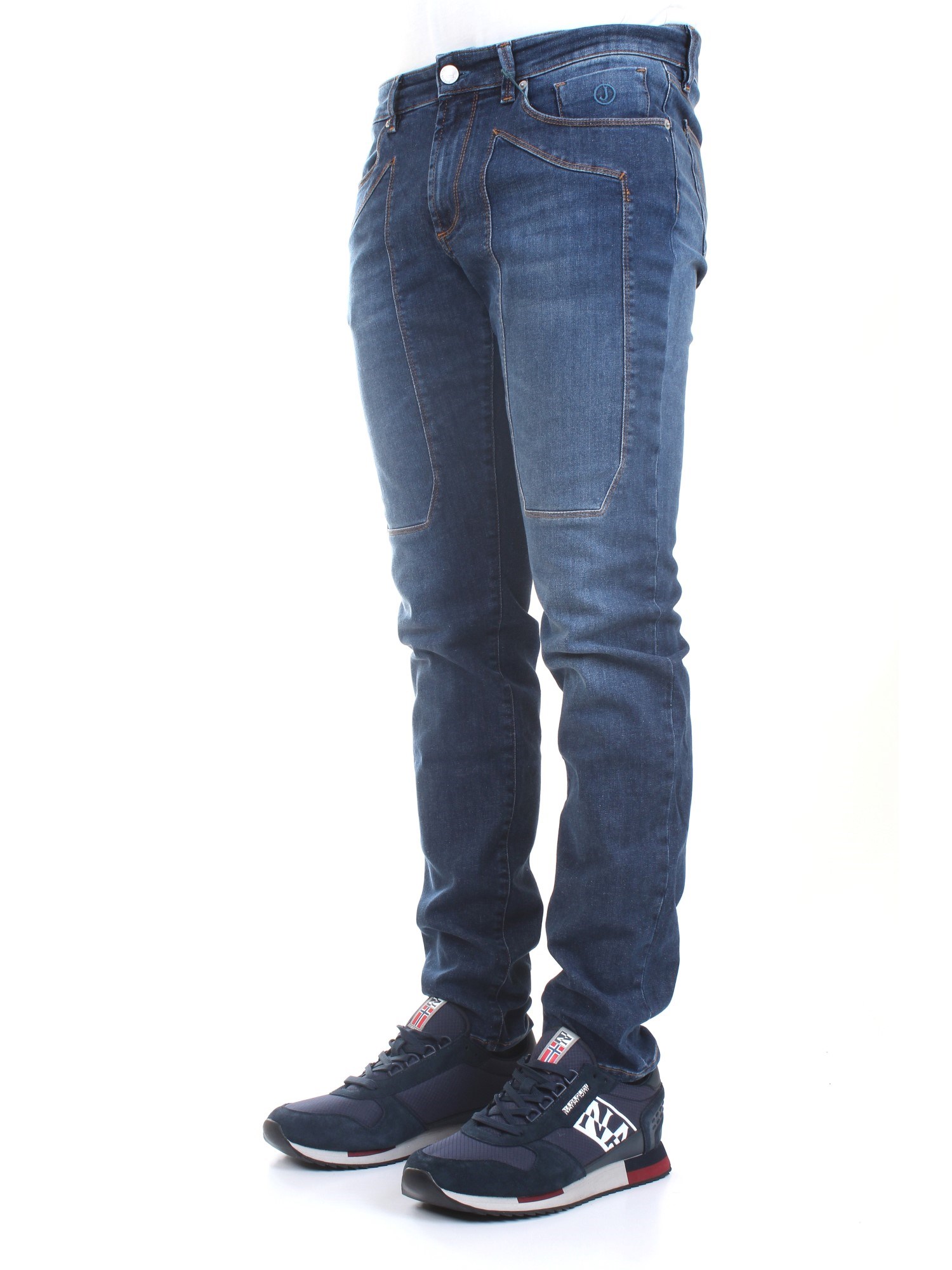 JECKERSON JKUPA077TA396D800 Blue Clothing Man Jeans JECKERSON JKUPA077TA396D800 Blue Clothing Man Jeans