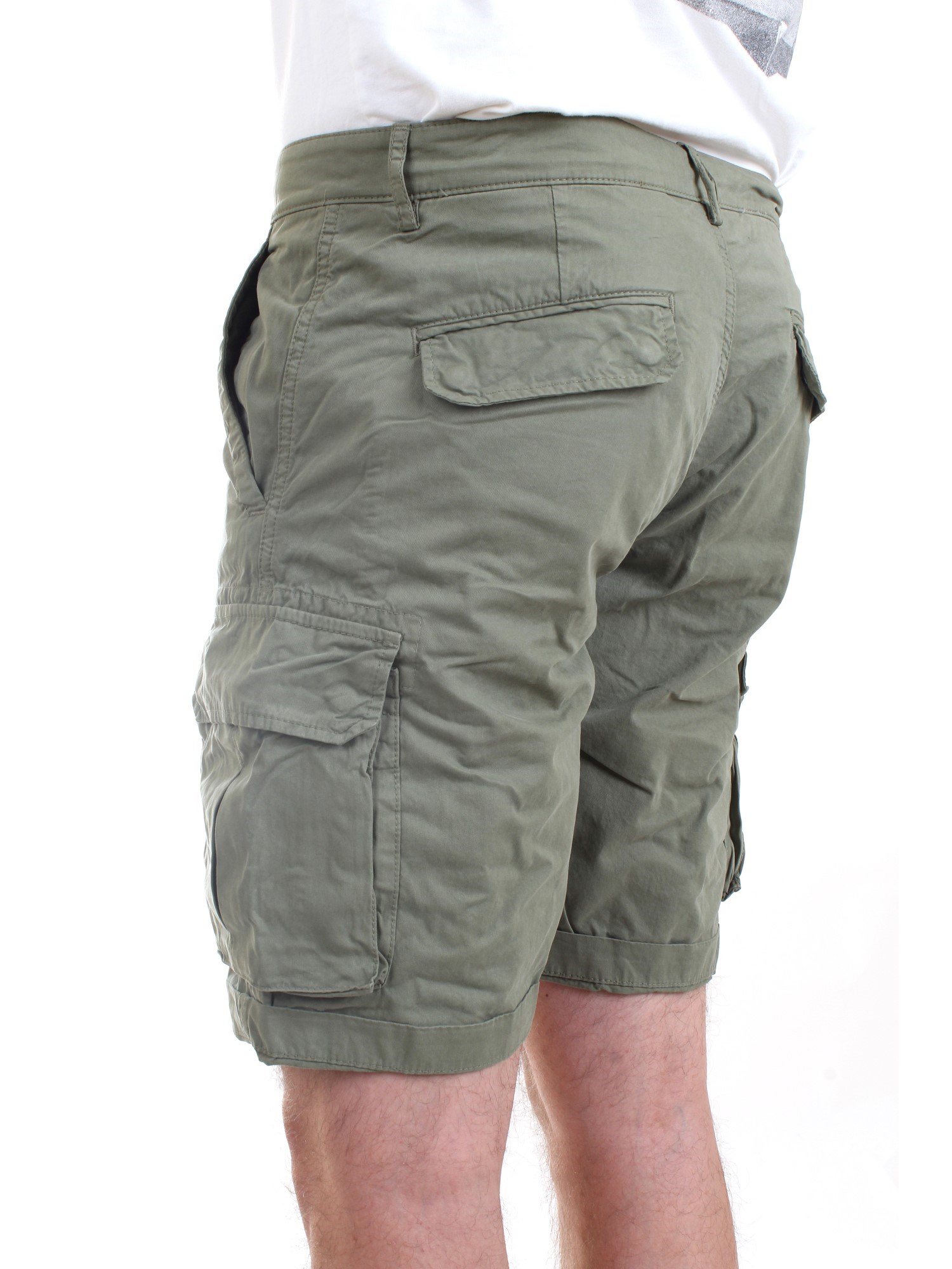 40 Weft NICK 6874 Green Clothing Man Shorts 40 Weft NICK 6874 Green Clothing Man Shorts