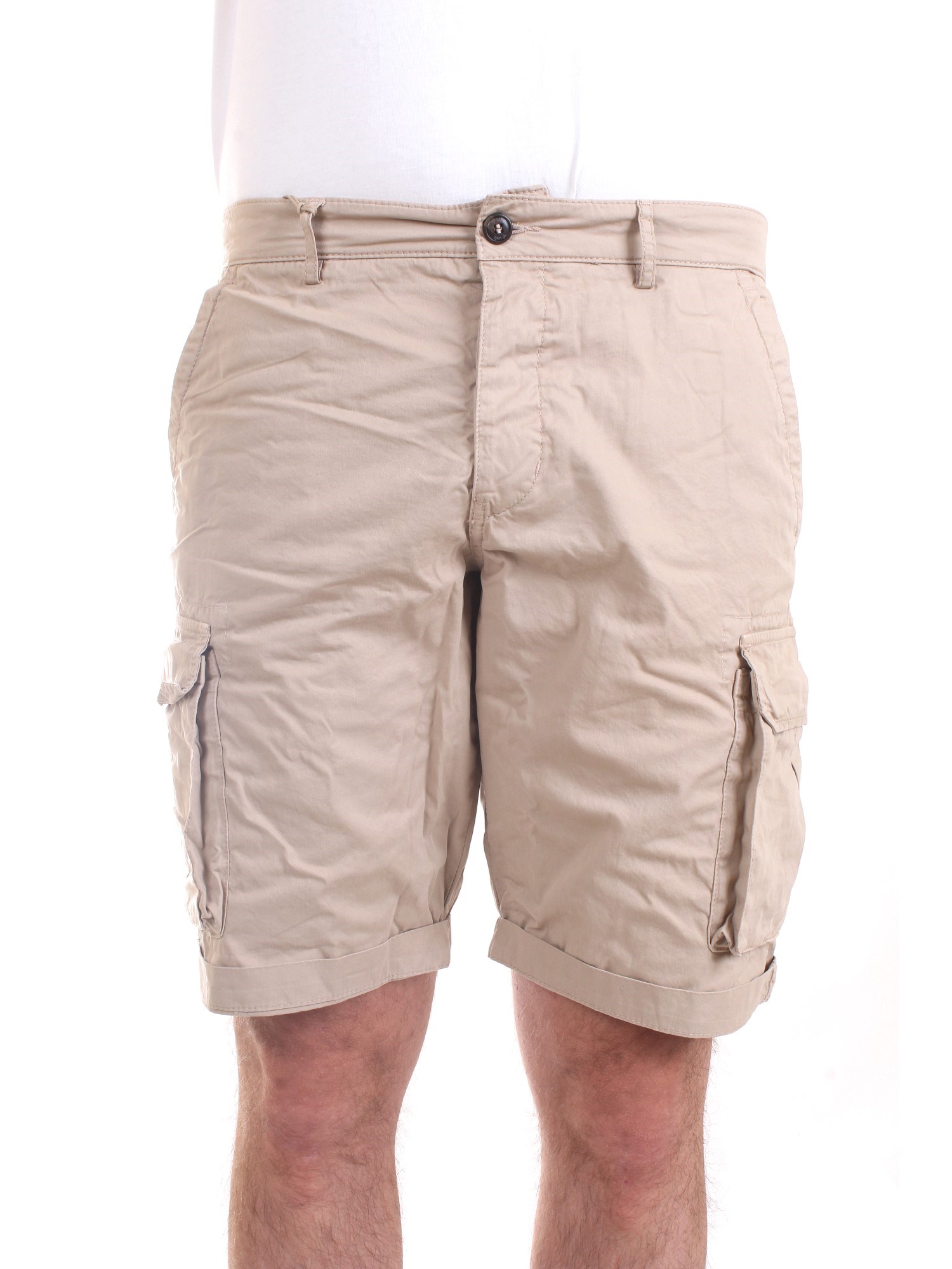 40 Weft NICK 6874 Beige Clothing Man Shorts 40 Weft NICK 6874 Beige Clothing Man Shorts