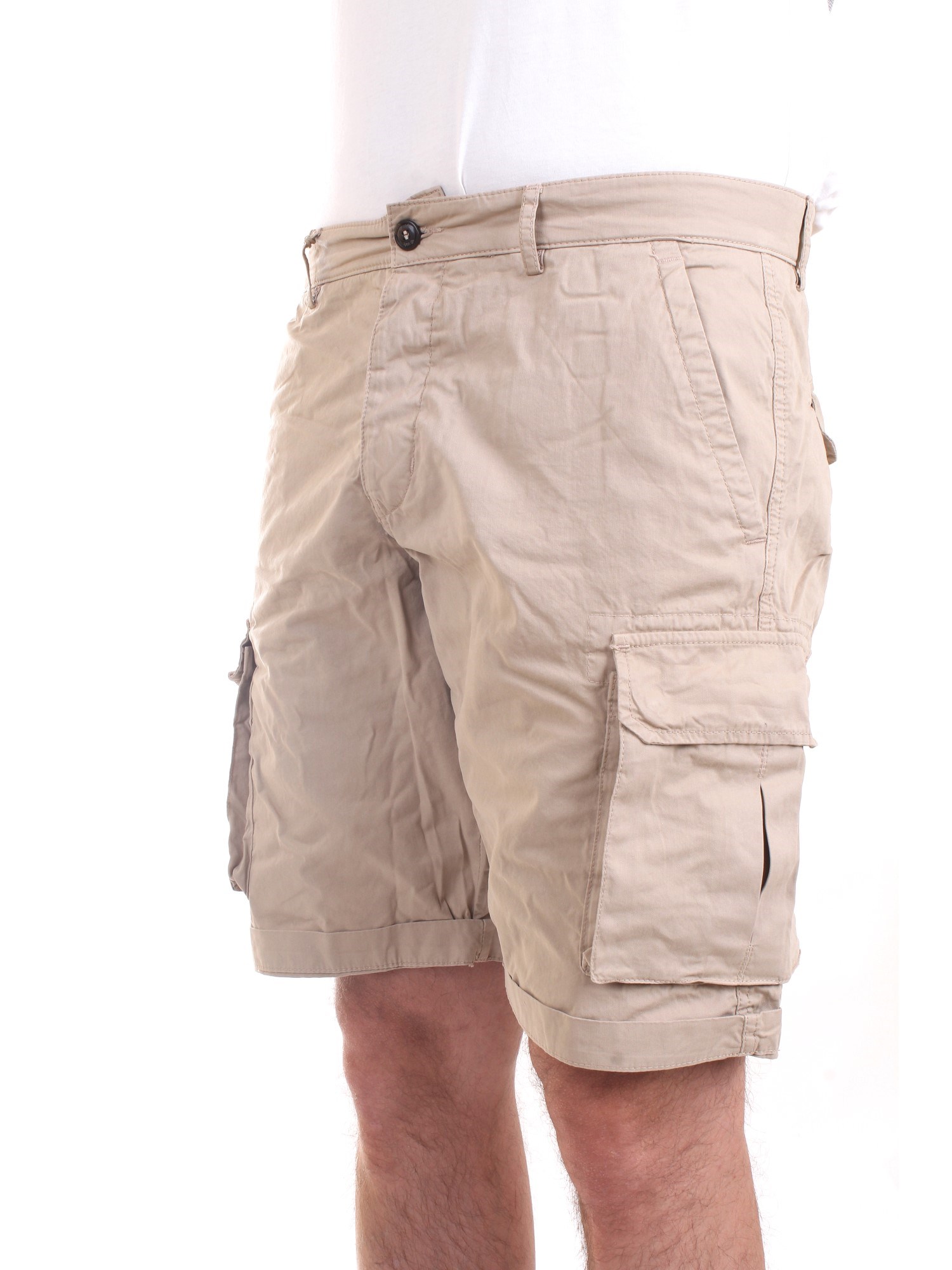40 Weft NICK 6874 Beige Clothing Man Shorts 40 Weft NICK 6874 Beige Clothing Man Shorts