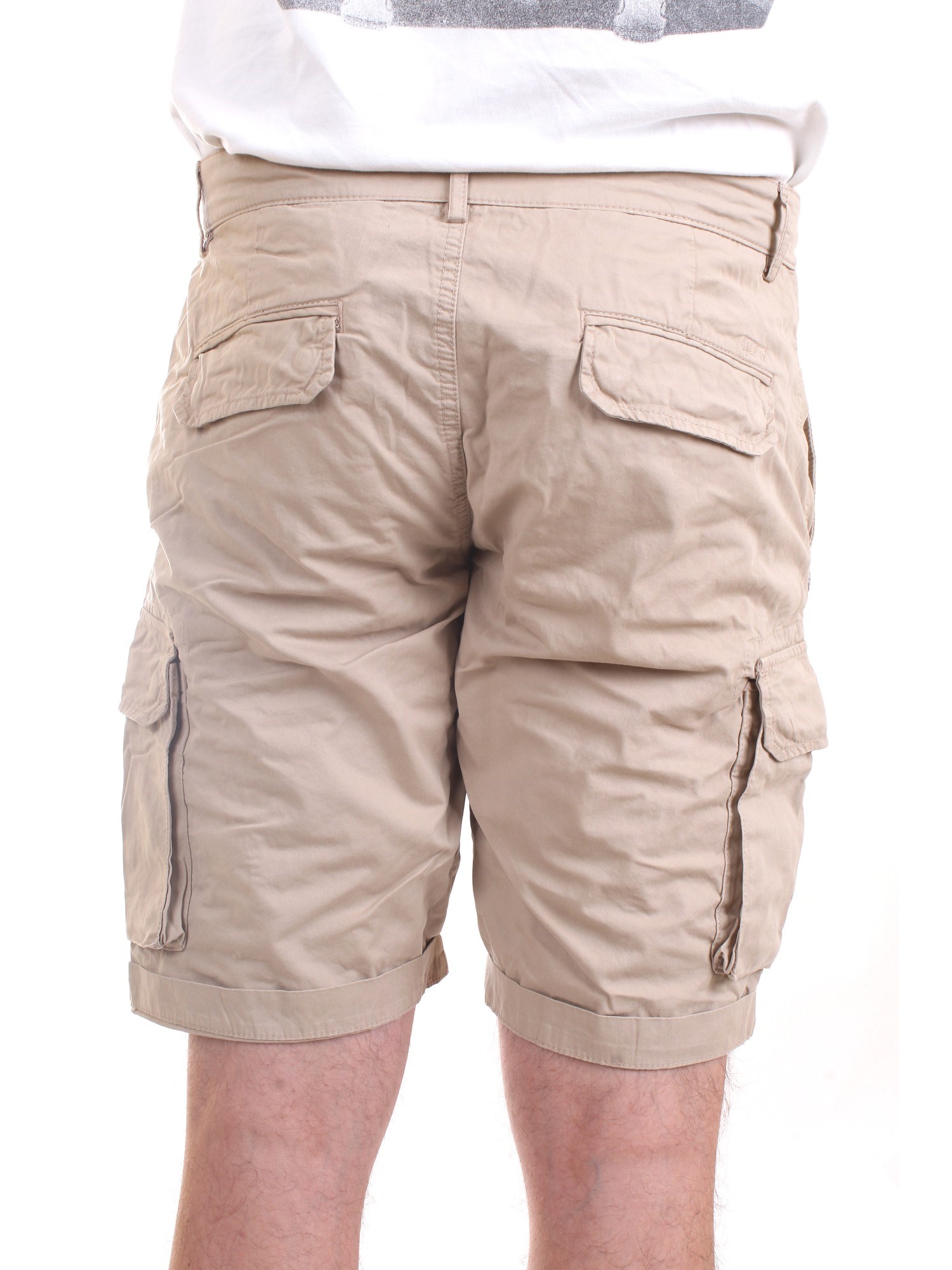 40 Weft NICK 6874 Beige Clothing Man Shorts 40 Weft NICK 6874 Beige Clothing Man Shorts
