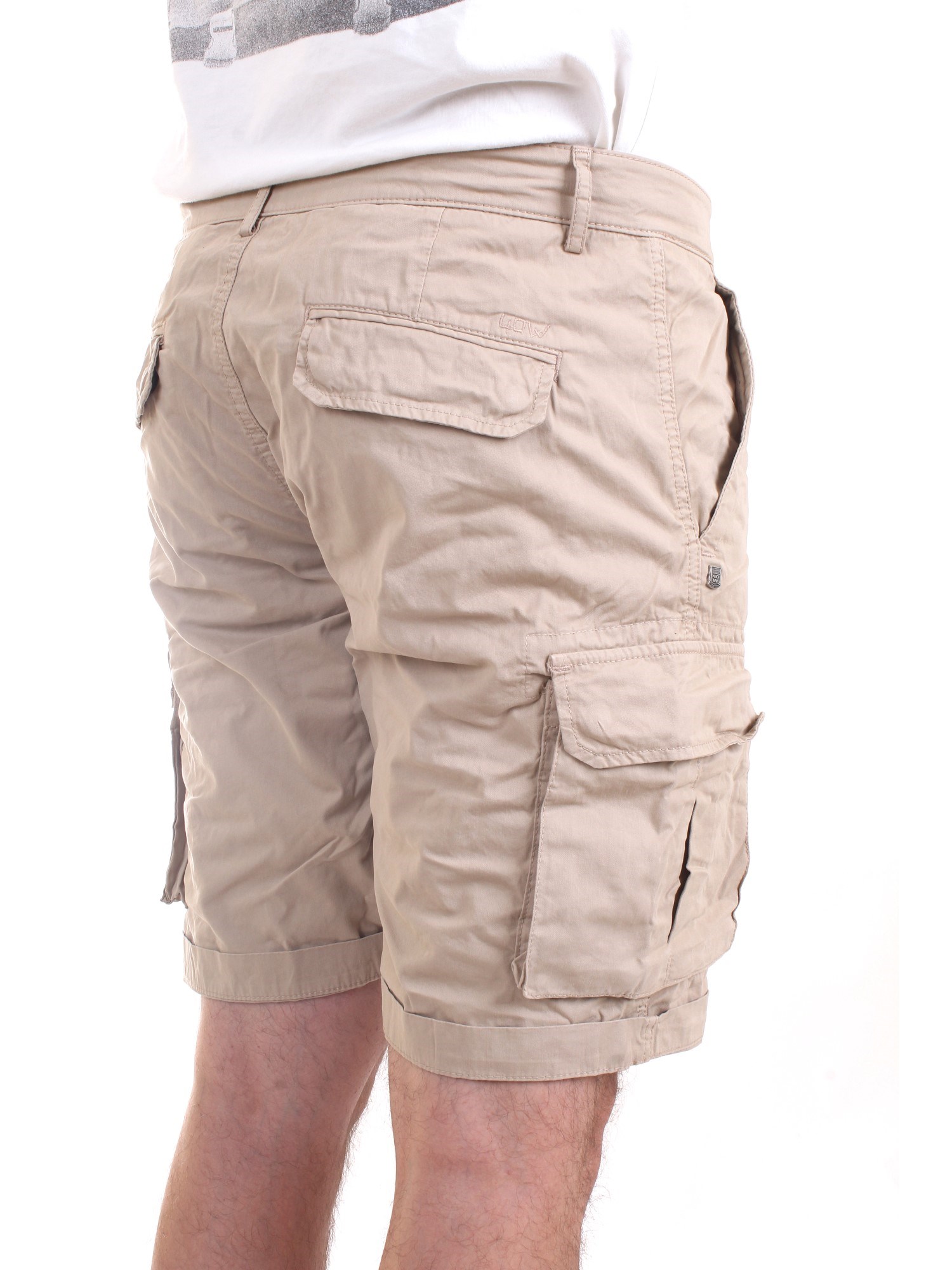 40 Weft NICK 6874 Beige Clothing Man Shorts 40 Weft NICK 6874 Beige Clothing Man Shorts