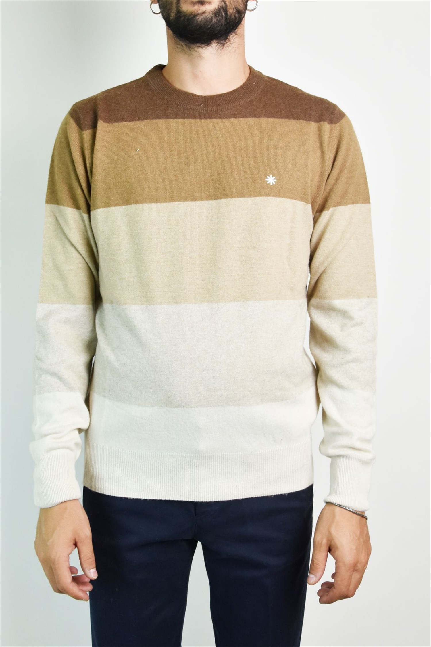MANUEL RITZ 3532M514 Marrone Abbigliamento Uomo Maglioni MANUEL RITZ 3532M514 Marrone Abbigliamento Uomo Maglioni