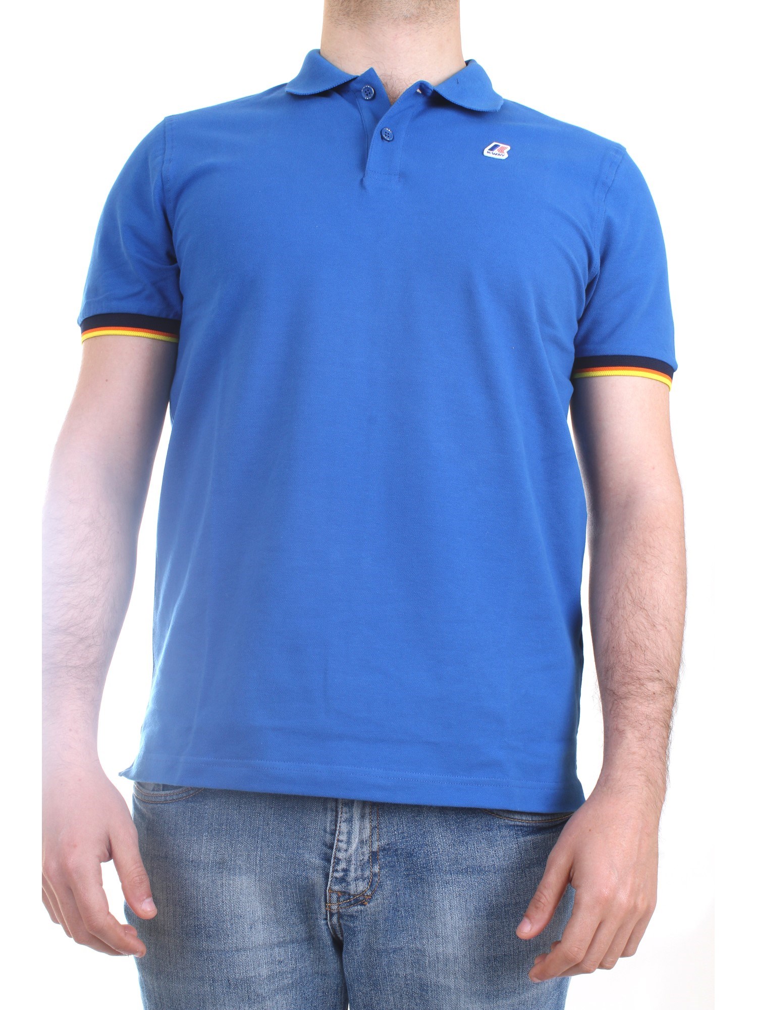 K-WAY K008J50 Royal Clothing Man Polo shirt K-WAY K008J50 Royal Clothing Man Polo shirt