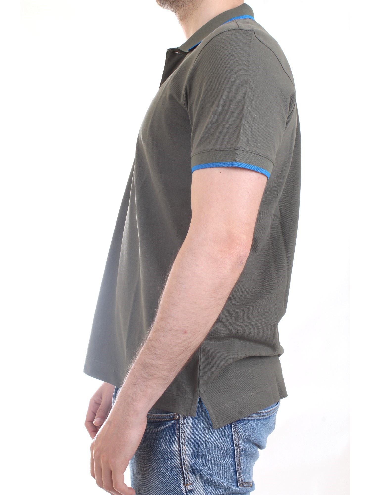 AERONAUTICA MILITARE 221PO1604P82 Military green Clothing Man Polo shirt AERONAUTICA MILITARE 221PO1604P82 Military green Clothing Man Polo shirt