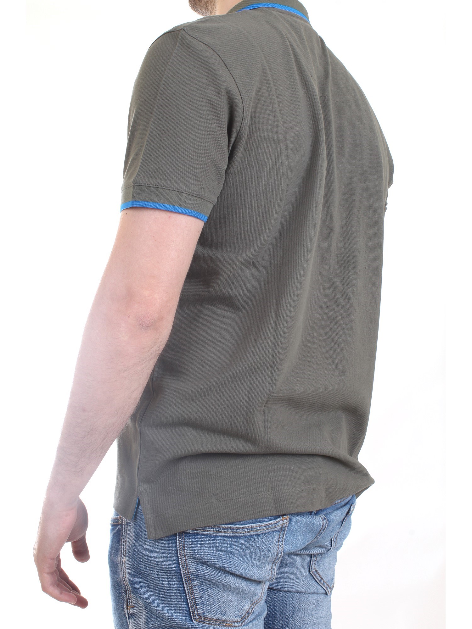 AERONAUTICA MILITARE 221PO1604P82 Military green Clothing Man Polo shirt AERONAUTICA MILITARE 221PO1604P82 Military green Clothing Man Polo shirt