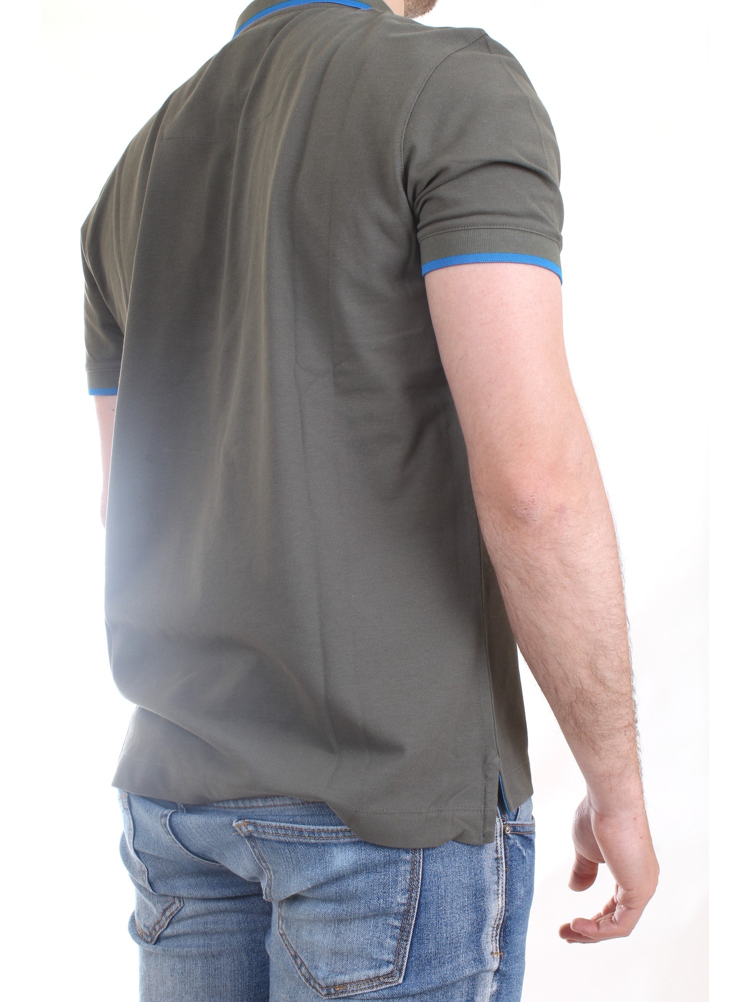 AERONAUTICA MILITARE 221PO1604P82 Military green Clothing Man Polo shirt AERONAUTICA MILITARE 221PO1604P82 Military green Clothing Man Polo shirt