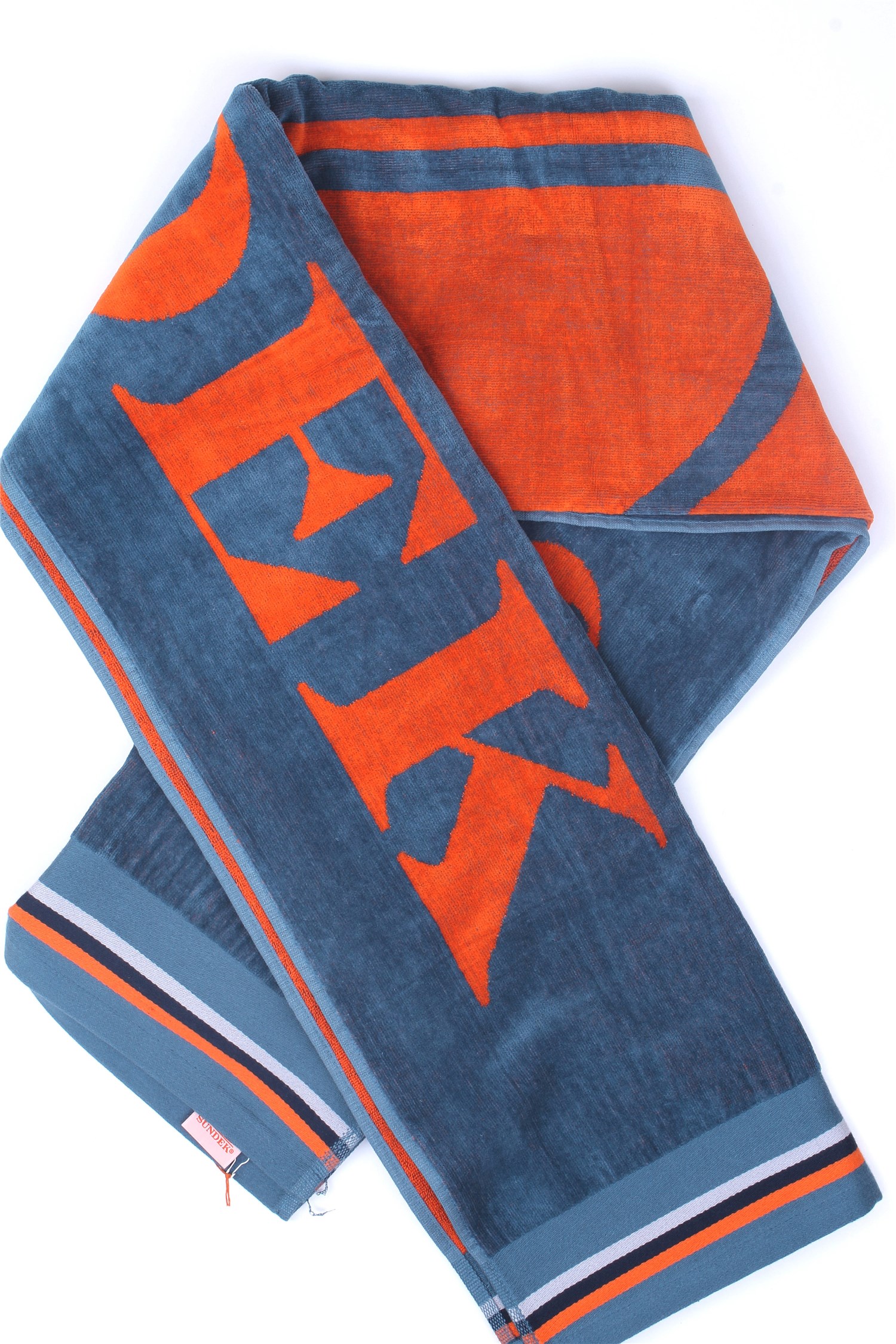 Sundek AM312ATC1050 Blue Accessories Unisex Beach towel Sundek AM312ATC1050 Blue Accessories Unisex Beach towel